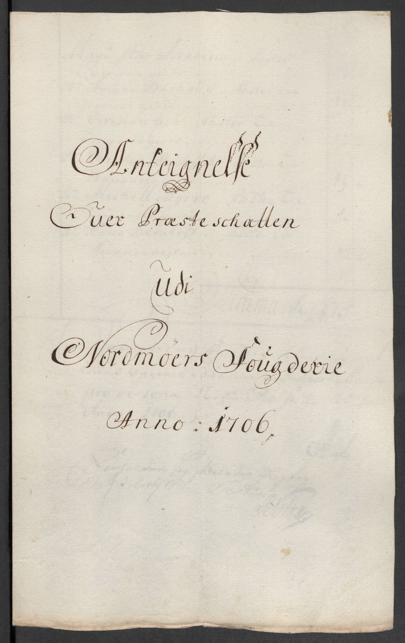 Rentekammeret inntil 1814, Reviderte regnskaper, Fogderegnskap, AV/RA-EA-4092/R56/L3742: Fogderegnskap Nordmøre, 1706-1707, p. 96