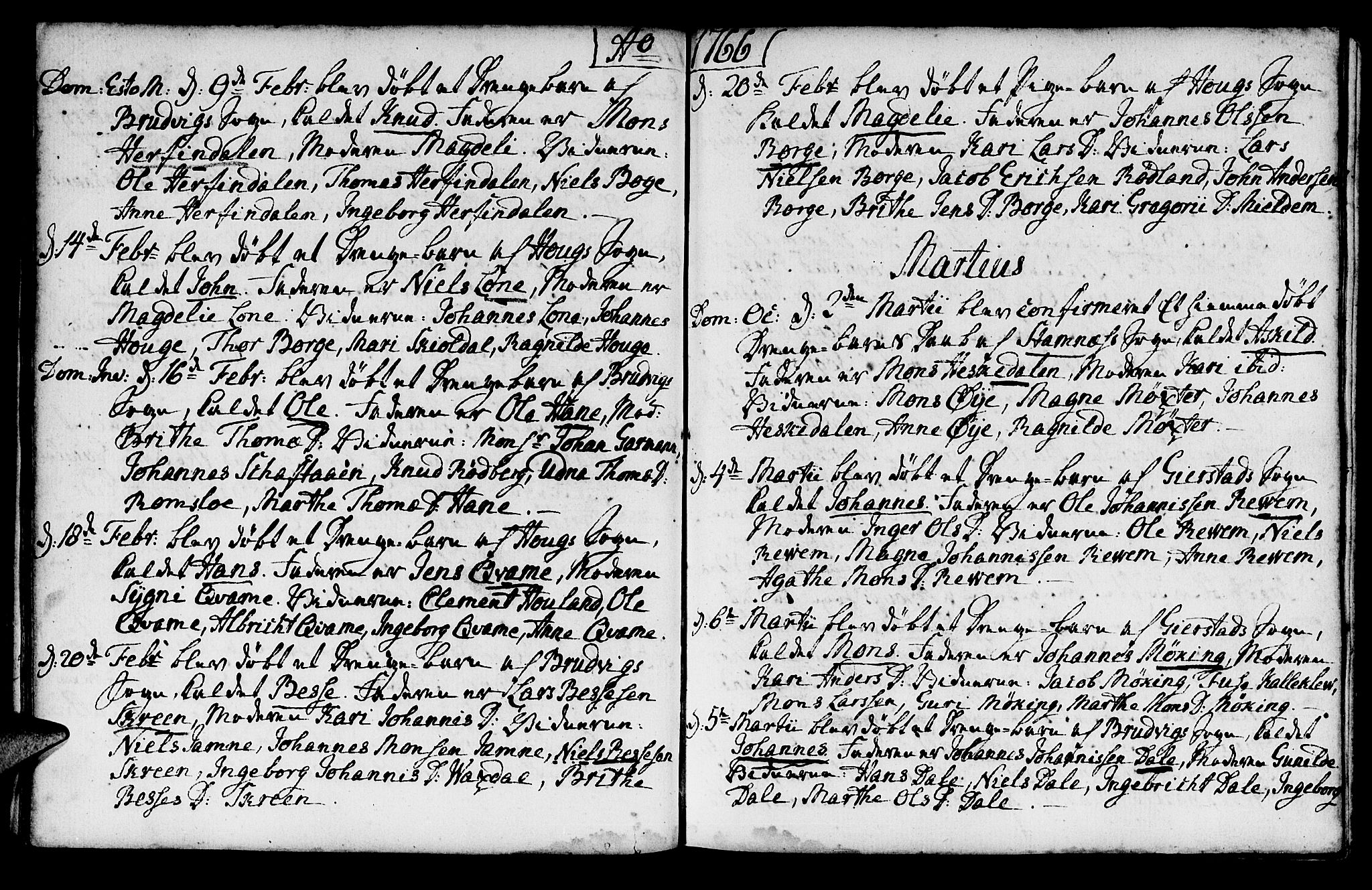 Haus sokneprestembete, SAB/A-75601/H/Haa: Parish register (official) no. A 8, 1754-1769, p. 97