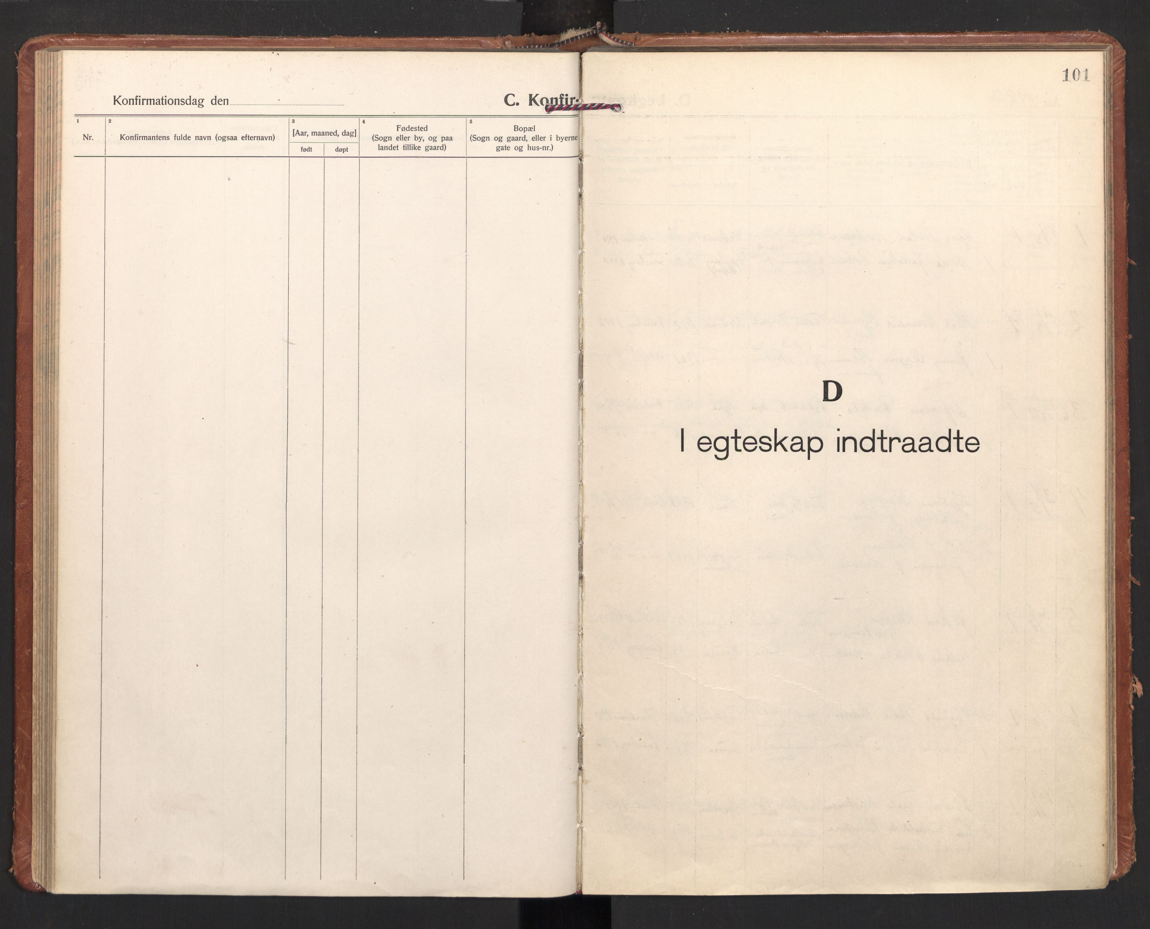 Ministerialprotokoller, klokkerbøker og fødselsregistre - Nordland, SAT/A-1459/897/L1408: Parish register (official) no. 897A15, 1922-1938, p. 101