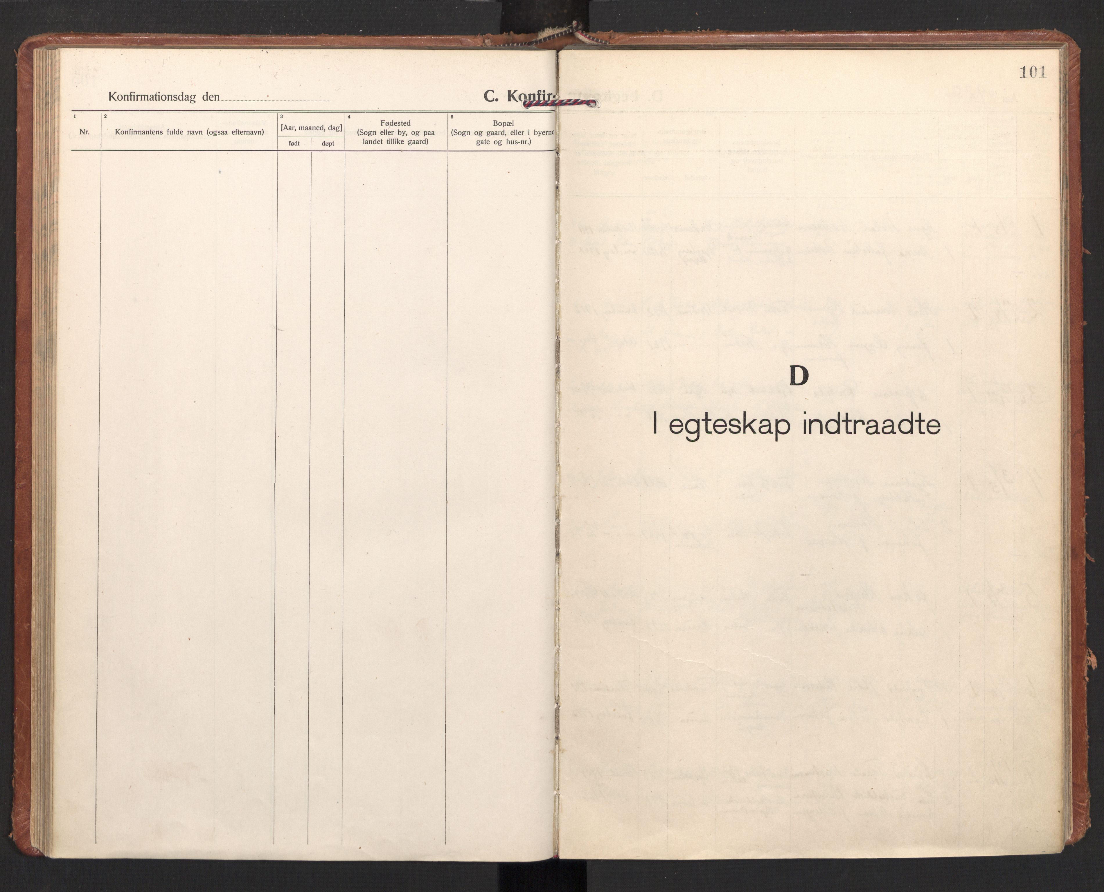 Ministerialprotokoller, klokkerbøker og fødselsregistre - Nordland, AV/SAT-A-1459/897/L1408: Parish register (official) no. 897A15, 1922-1938, p. 101