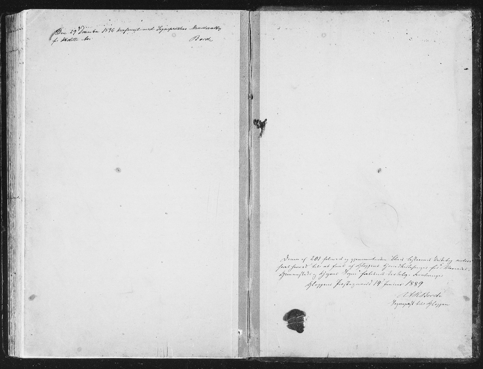 Gloppen sokneprestembete, AV/SAB-A-80101/H/Hab/Habb/L0002: Parish register (copy) no. B 2, 1889-1909