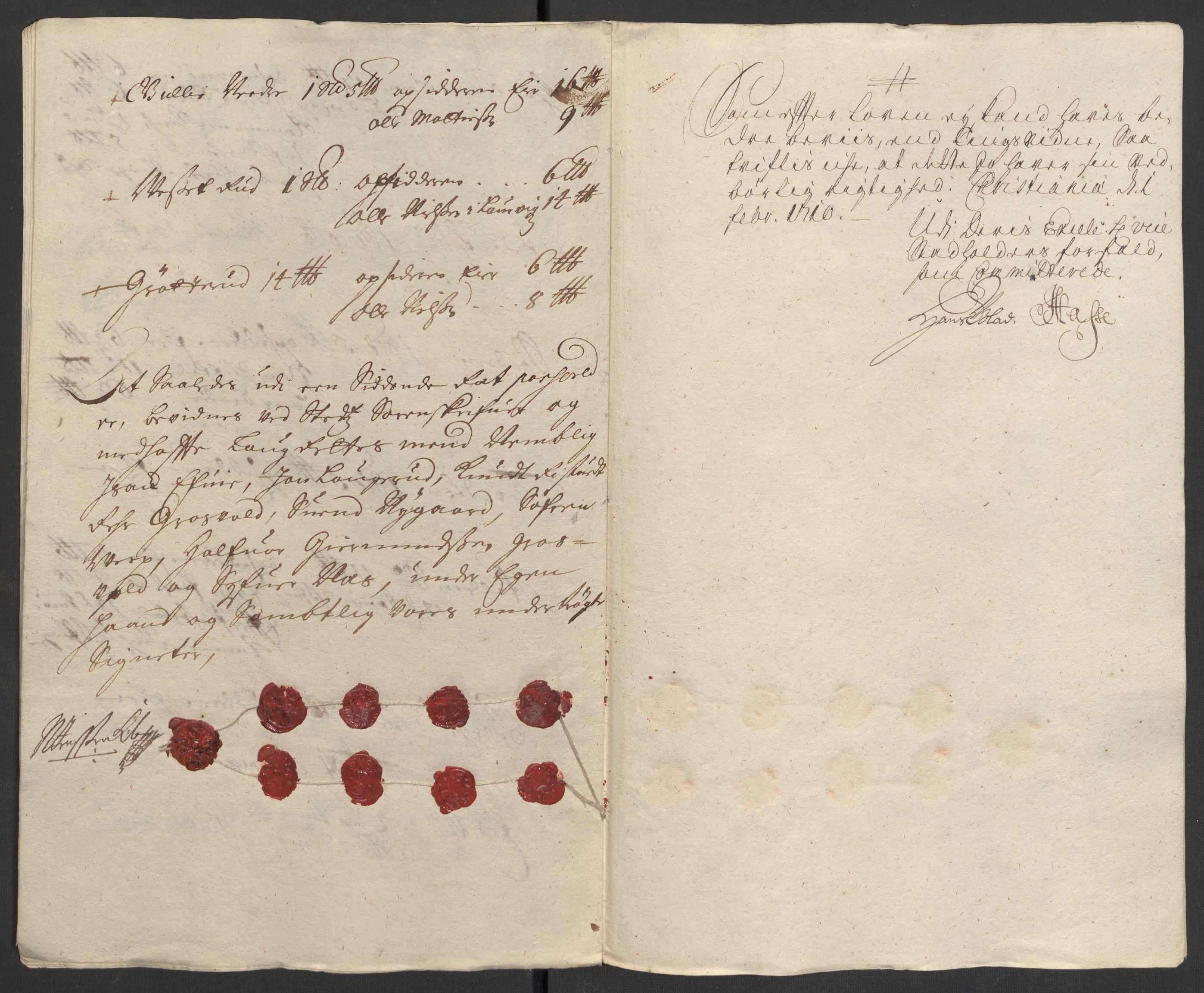 Rentekammeret inntil 1814, Reviderte regnskaper, Fogderegnskap, RA/EA-4092/R24/L1585: Fogderegnskap Numedal og Sandsvær, 1709-1710, p. 111