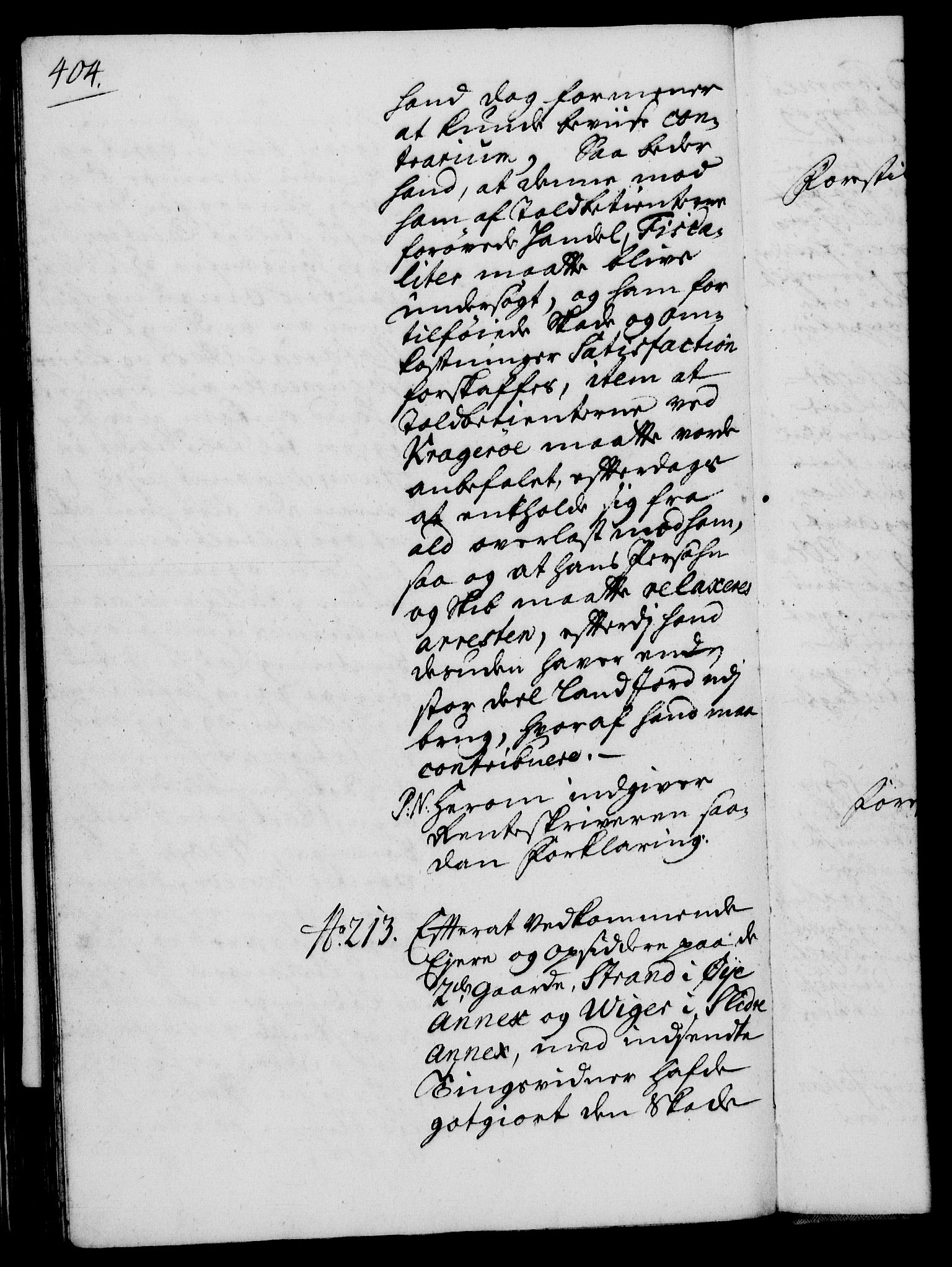 Rentekammeret, Kammerkanselliet, AV/RA-EA-3111/G/Gh/Gha/L0018: Norsk ekstraktmemorialprotokoll (merket RK 53.63), 1735-1736, p. 404