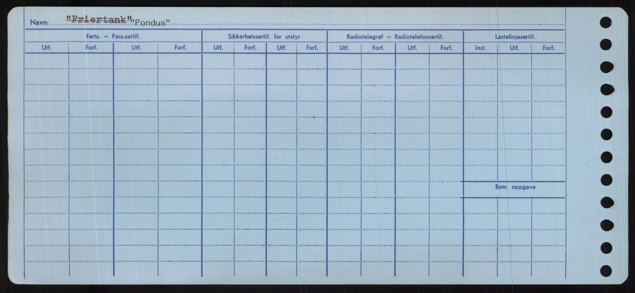 Sjøfartsdirektoratet med forløpere, Skipsmålingen, RA/S-1627/H/Hc/L0001: Lektere, A-Y, p. 348