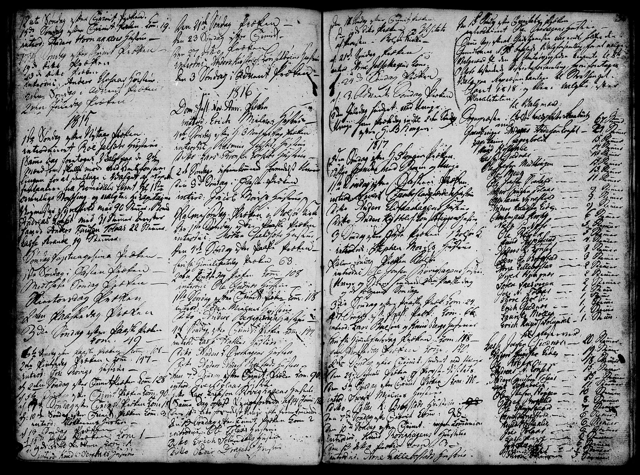 Ministerialprotokoller, klokkerbøker og fødselsregistre - Møre og Romsdal, SAT/A-1454/555/L0649: Parish register (official) no. 555A02 /1, 1795-1821, p. 36