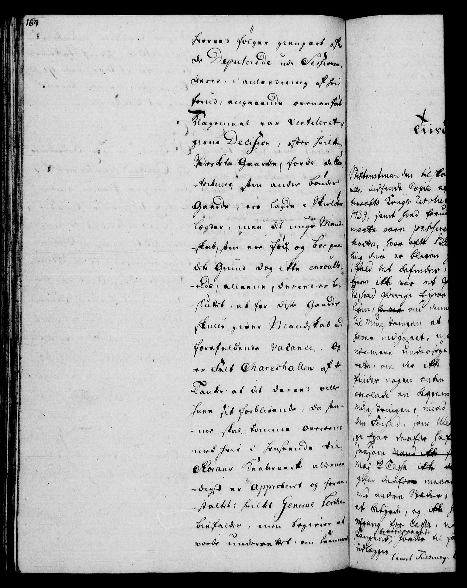 Rentekammeret, Kammerkanselliet, RA/EA-3111/G/Gh/Gha/L0031: Norsk ekstraktmemorialprotokoll (merket RK 53.76), 1751-1753, p. 164