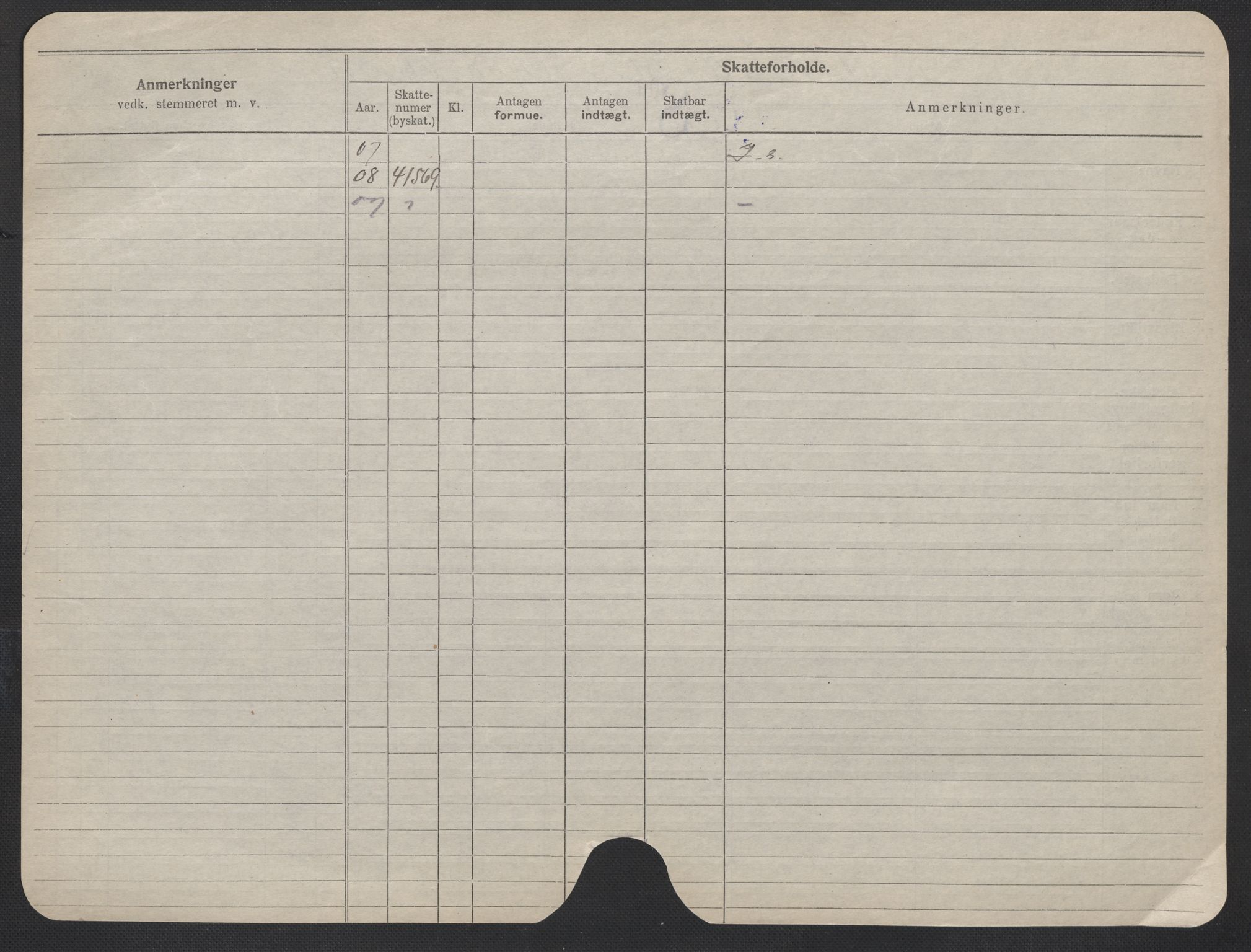 Oslo folkeregister, Registerkort, AV/SAO-A-11715/F/Fa/Fac/L0019: Kvinner, 1906-1914, p. 302b