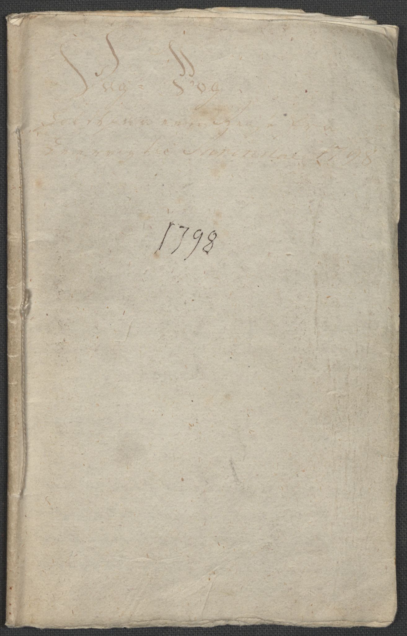 Holck, Meidell, Hartvig, RA/PA-0204/F/L0001: (Kassett) Dagbøker ført av Ole Elias v.Holck, 1798-1842, p. 2