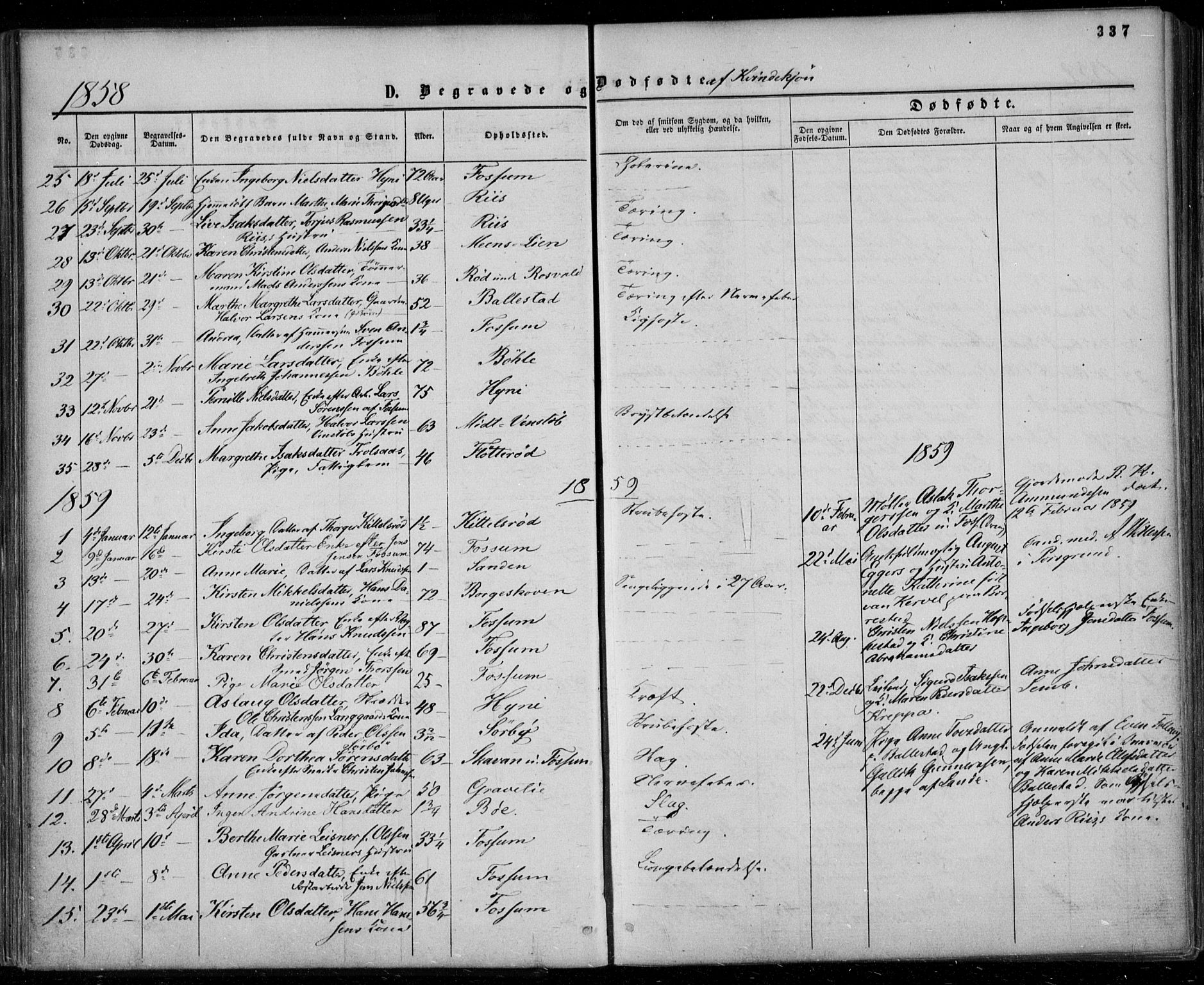 Gjerpen kirkebøker, SAKO/A-265/F/Fa/L0008b: Parish register (official) no. I 8B, 1857-1871, p. 337
