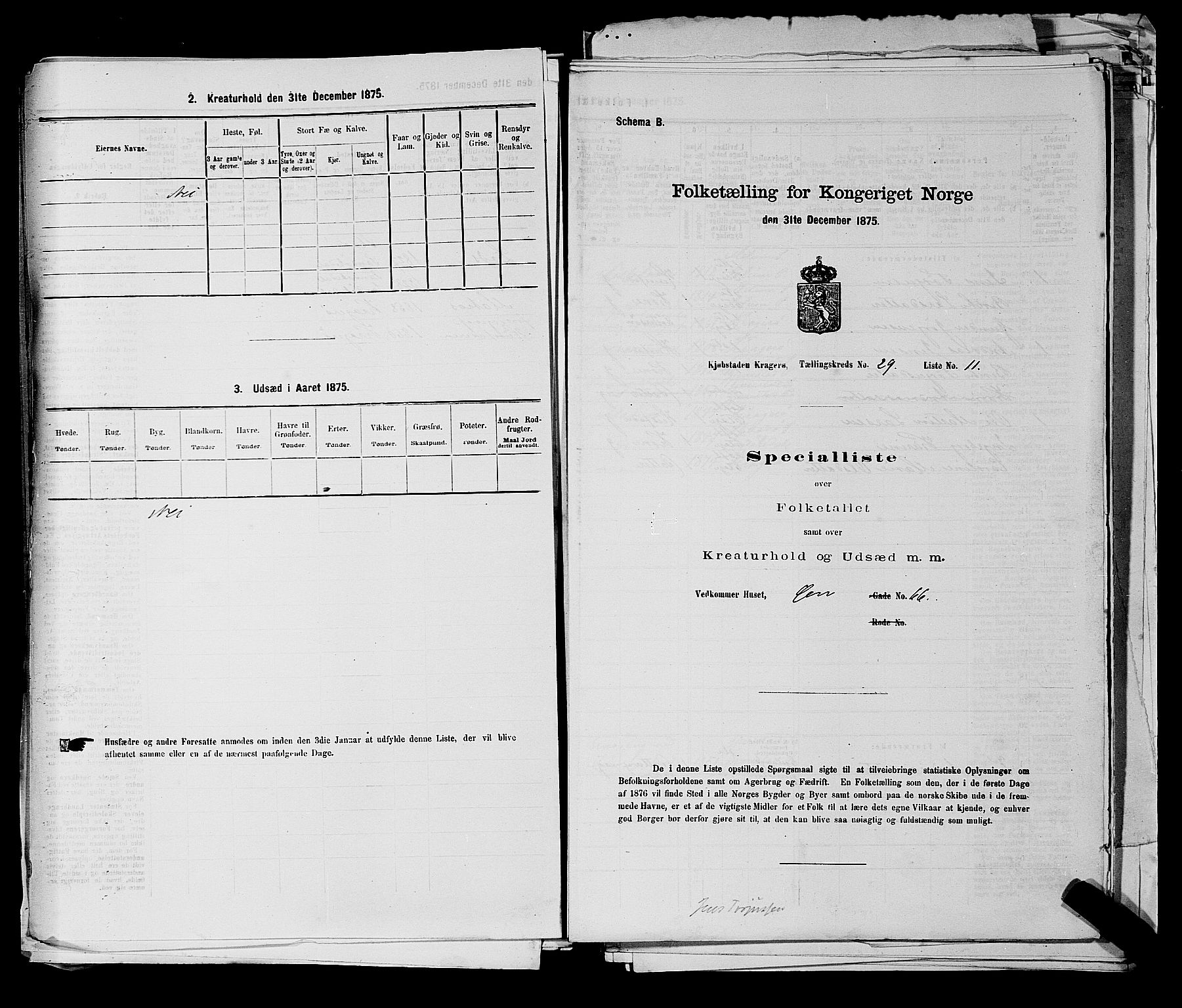 SAKO, 1875 census for 0801P Kragerø, 1875, p. 655