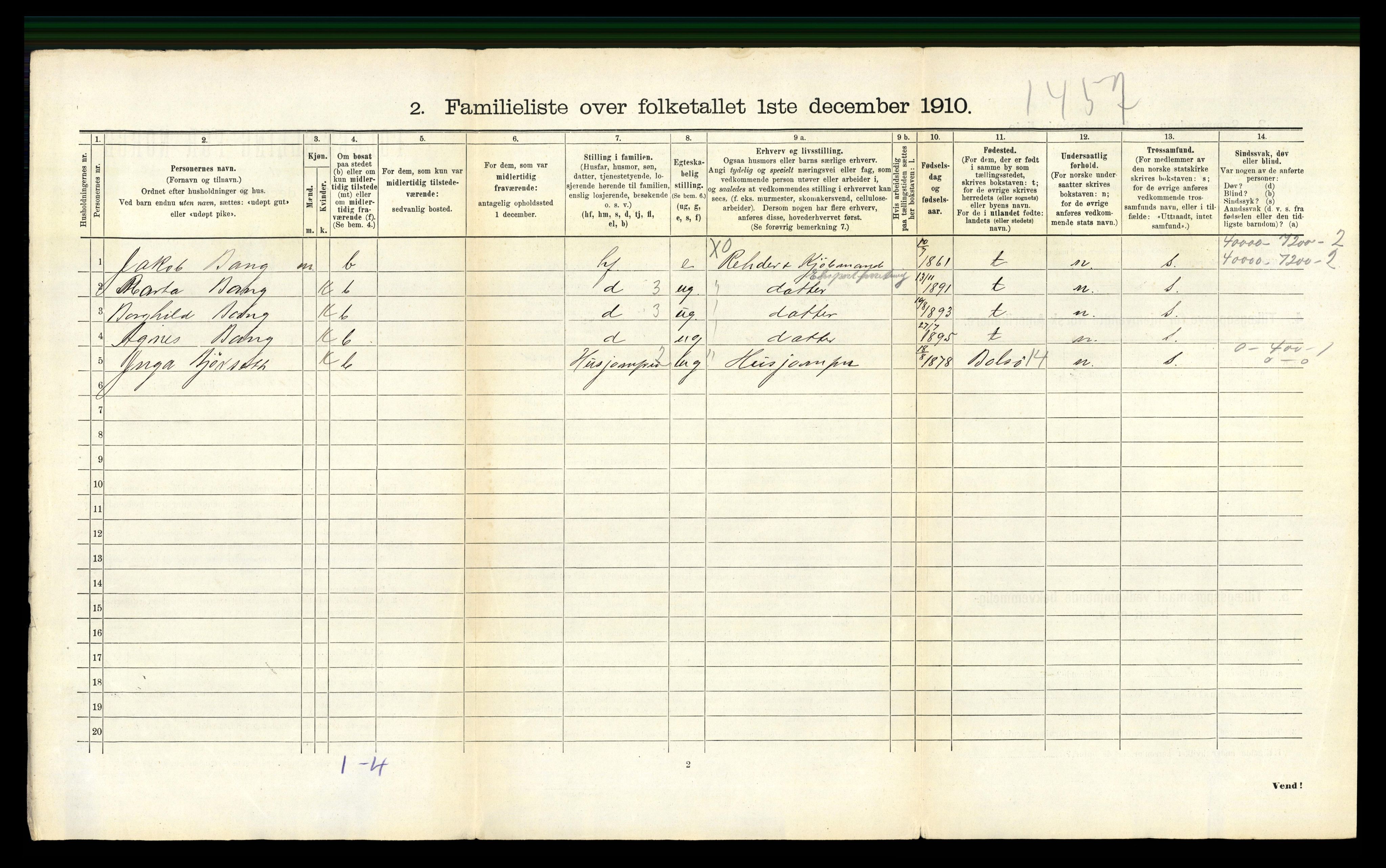 RA, 1910 census for Ålesund, 1910, p. 862