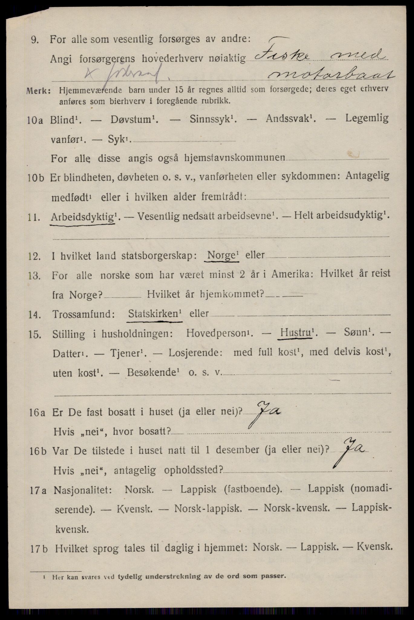 SAT, 1920 census for Hol, 1920, p. 2140