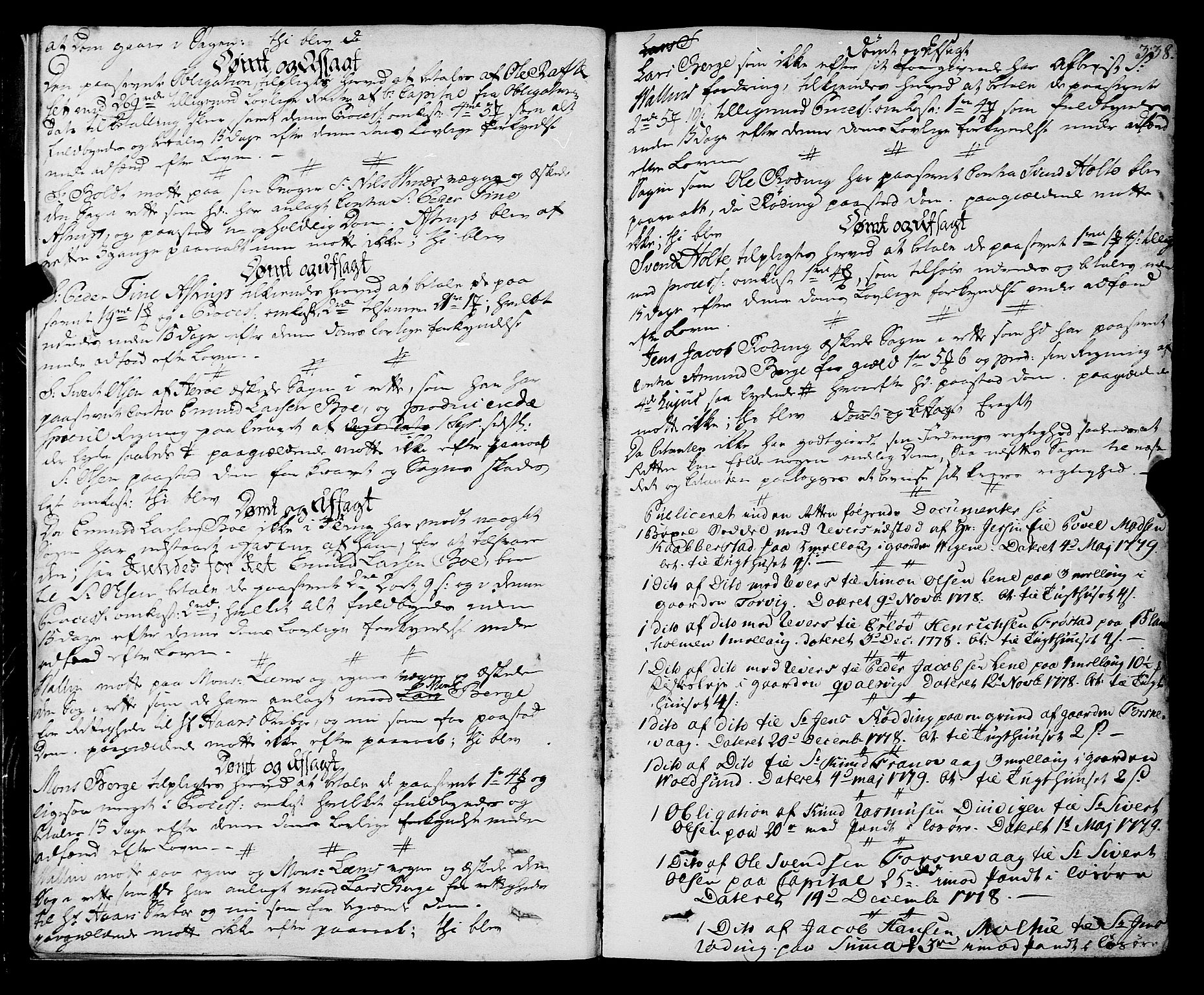 Sunnmøre sorenskriveri, AV/SAT-A-0005/1/1A/L0043: Tingbok 36B, 1779-1782, p. 337b-338a
