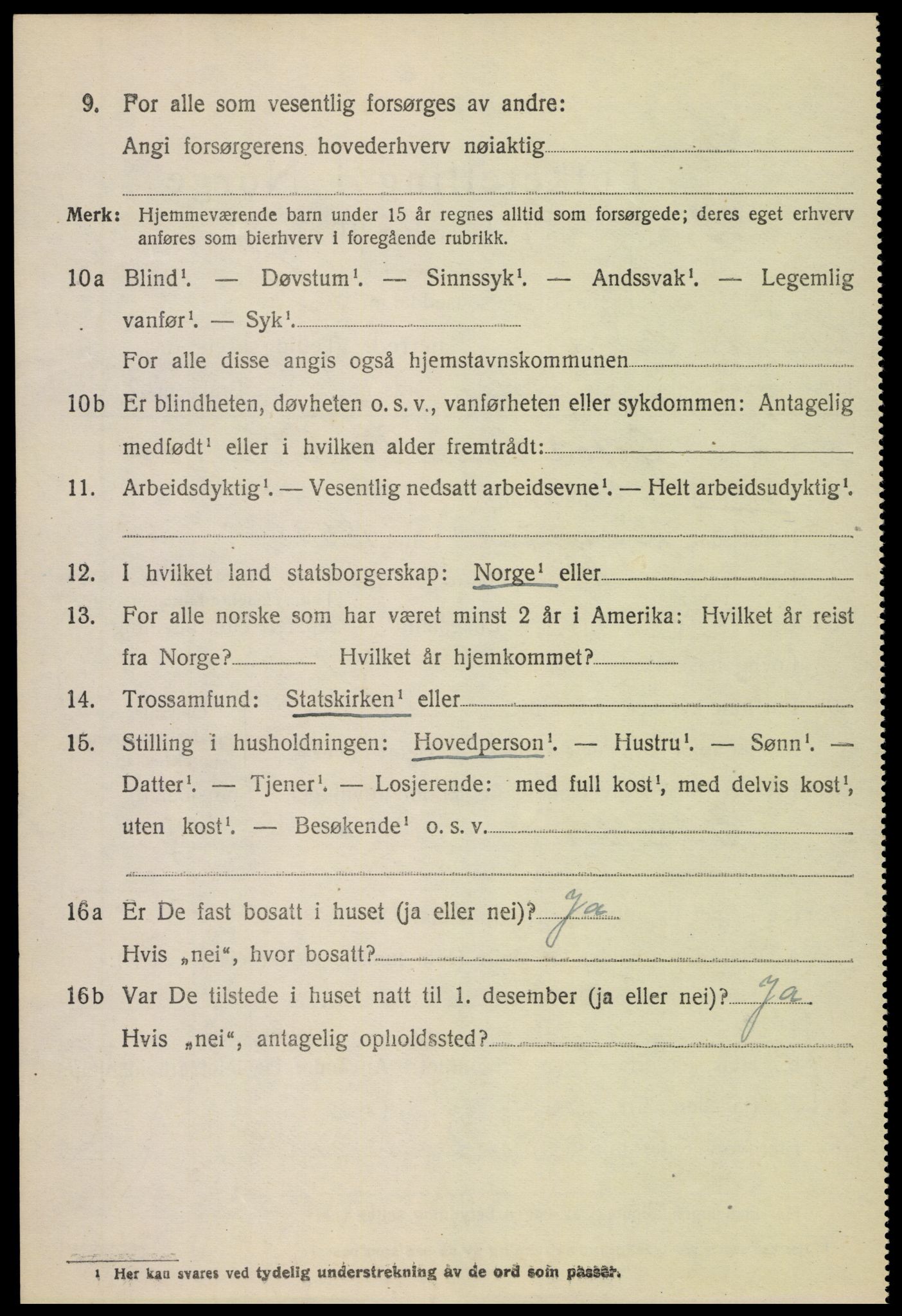 SAH, 1920 census for Nord-Fron, 1920, p. 7507