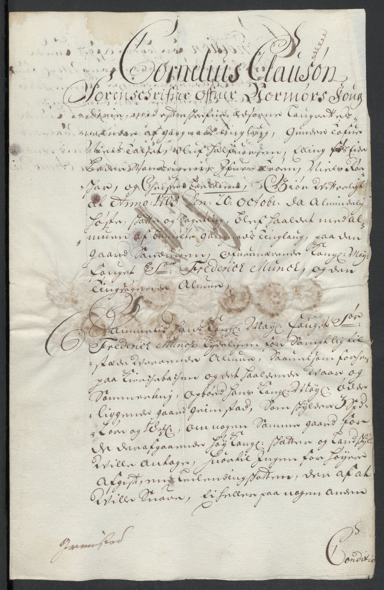 Rentekammeret inntil 1814, Reviderte regnskaper, Fogderegnskap, RA/EA-4092/R56/L3741: Fogderegnskap Nordmøre, 1705, p. 140