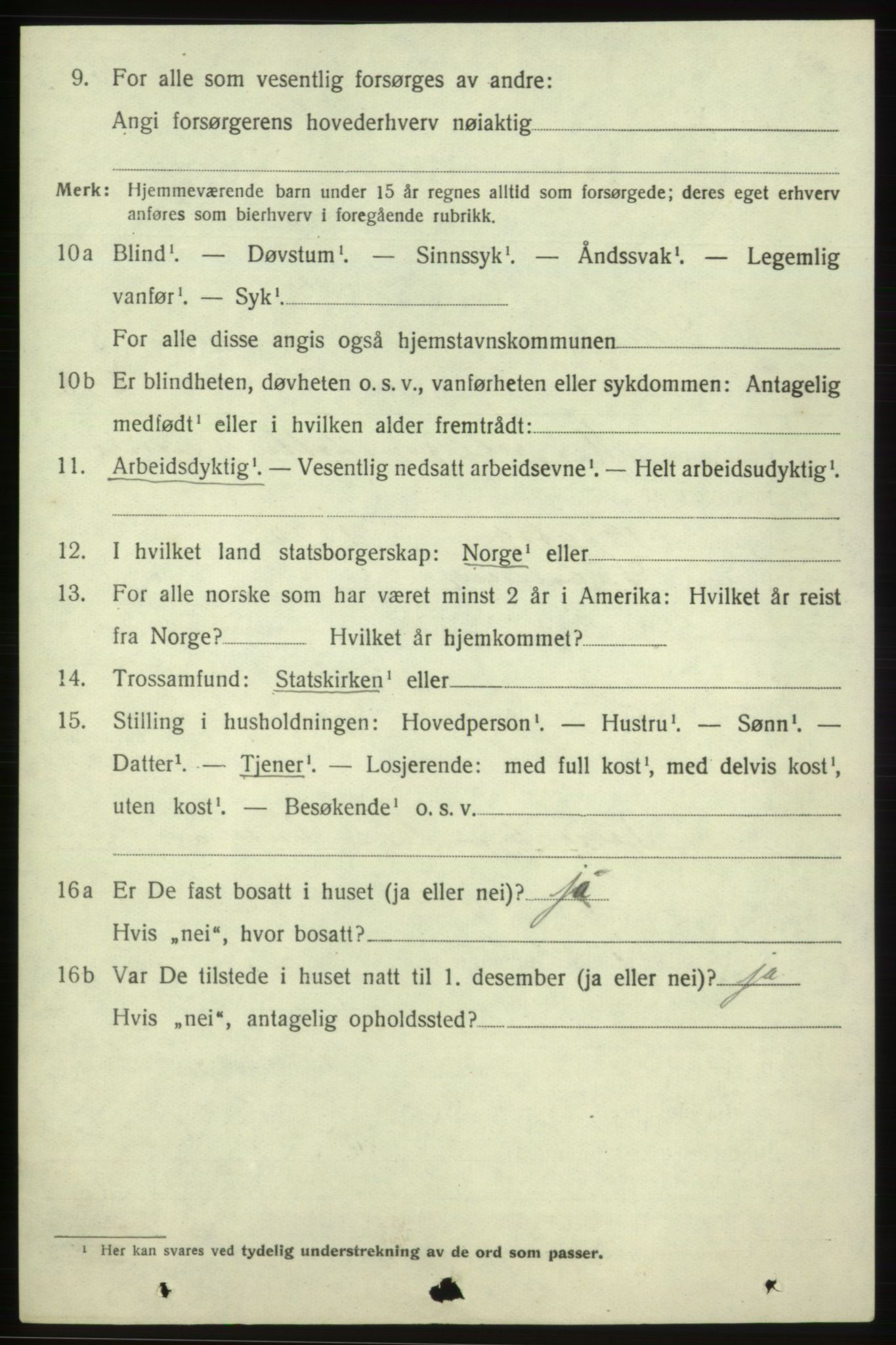 SAB, 1920 census for Skånevik, 1920, p. 4836