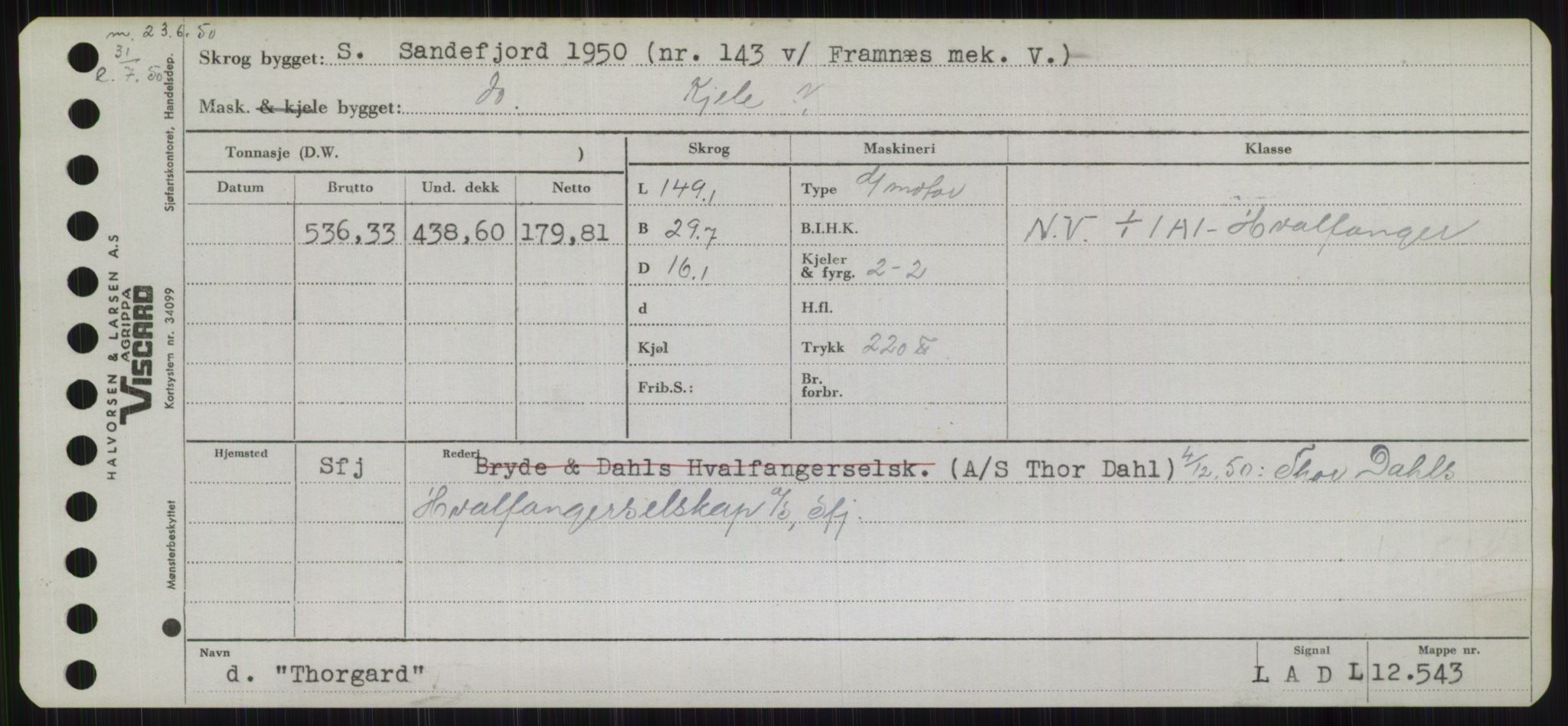 Sjøfartsdirektoratet med forløpere, Skipsmålingen, AV/RA-S-1627/H/Hb/L0005: Fartøy, T-Å, p. 115