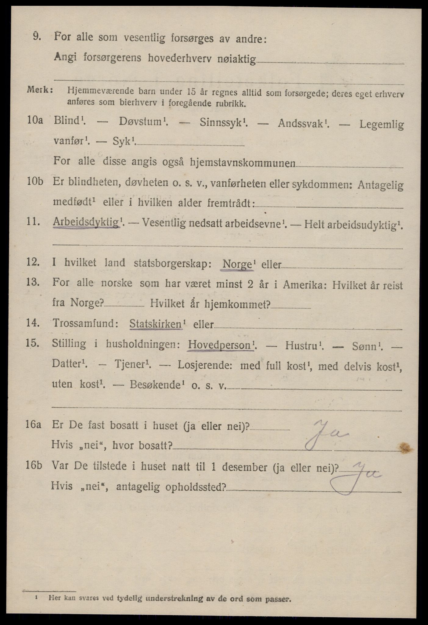 SAT, 1920 census for Eresfjord og Vistdal, 1920, p. 1654