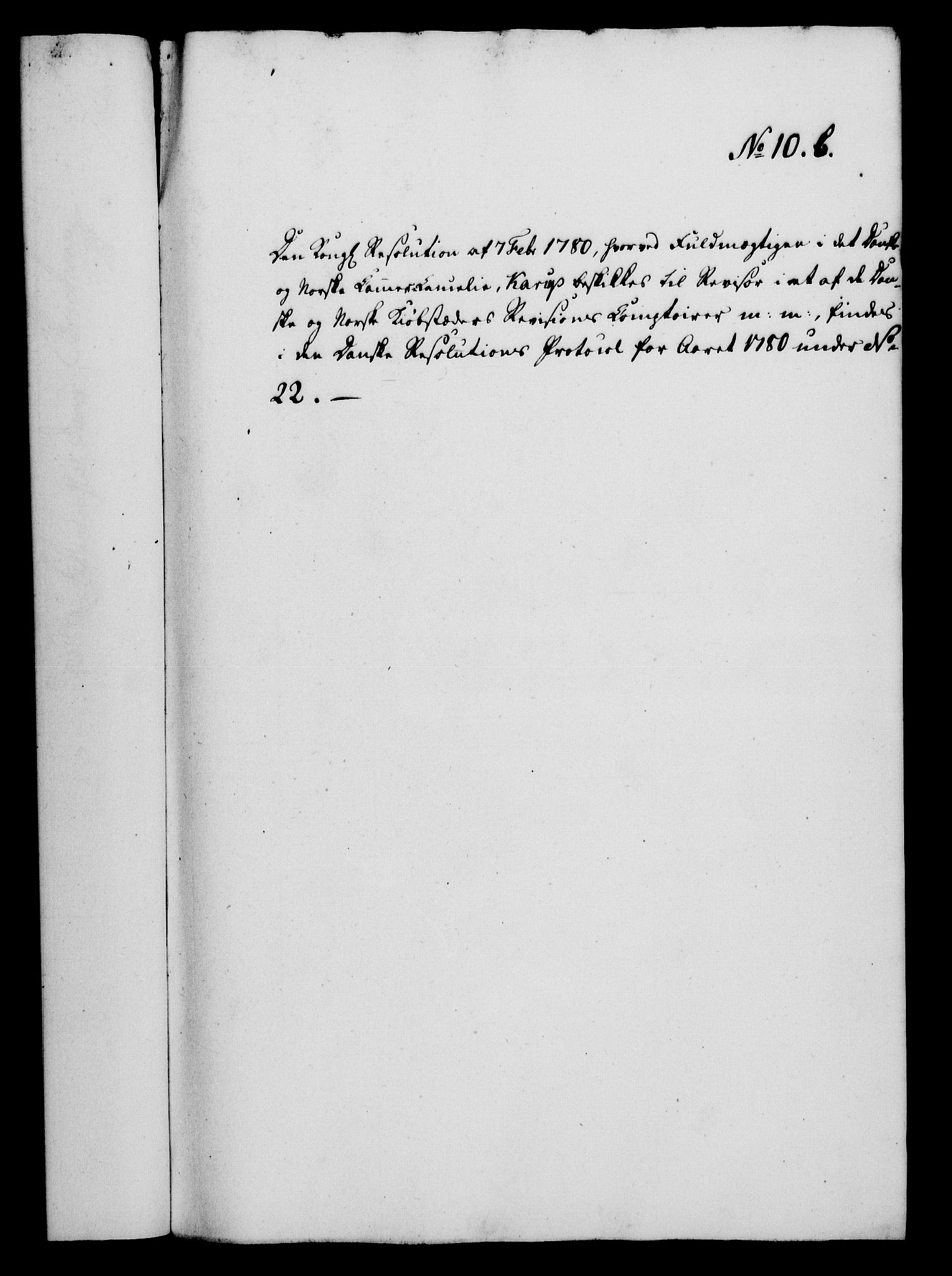 Rentekammeret, Kammerkanselliet, RA/EA-3111/G/Gf/Gfa/L0062: Norsk relasjons- og resolusjonsprotokoll (merket RK 52.62), 1780, p. 98