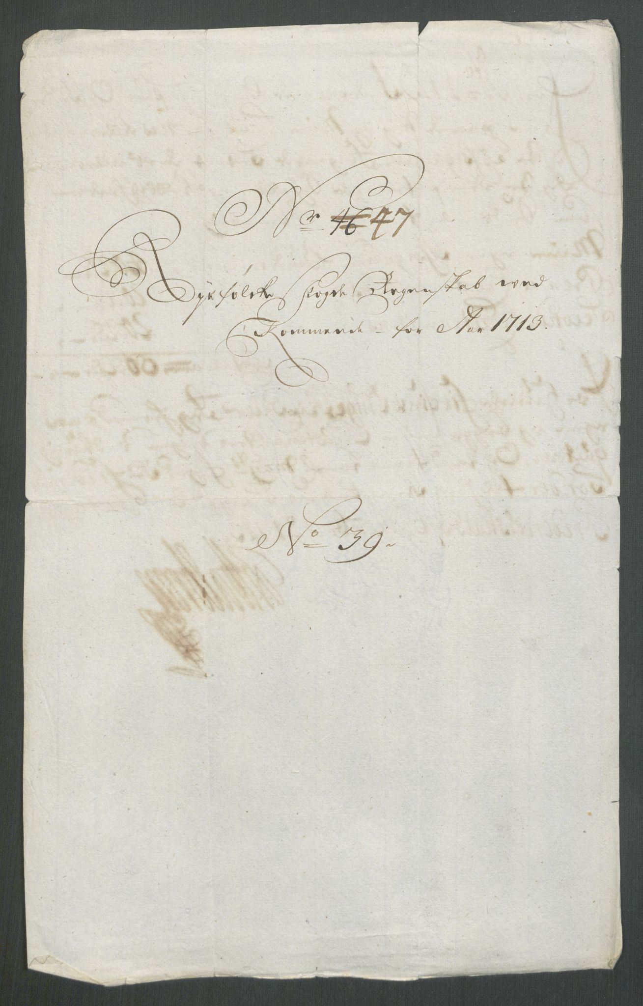 Rentekammeret inntil 1814, Reviderte regnskaper, Fogderegnskap, AV/RA-EA-4092/R47/L2866: Fogderegnskap Ryfylke, 1713, p. 296