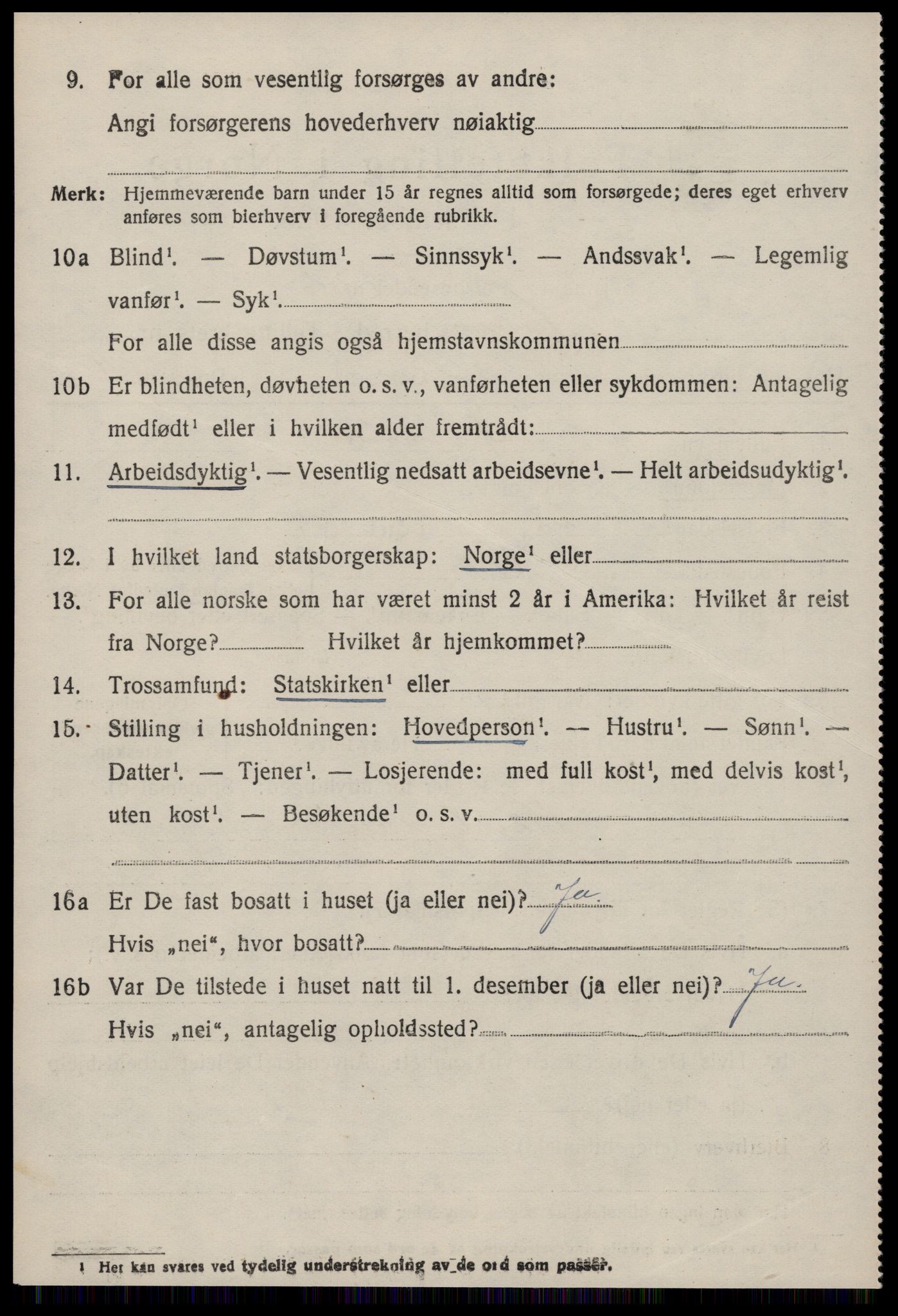 SAT, 1920 census for Haram, 1920, p. 1358