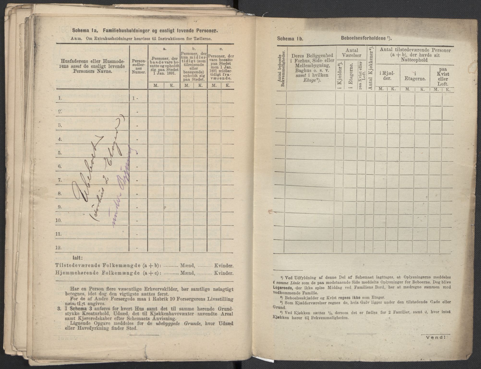 RA, 1891 Census for 1301 Bergen, 1891, p. 2463