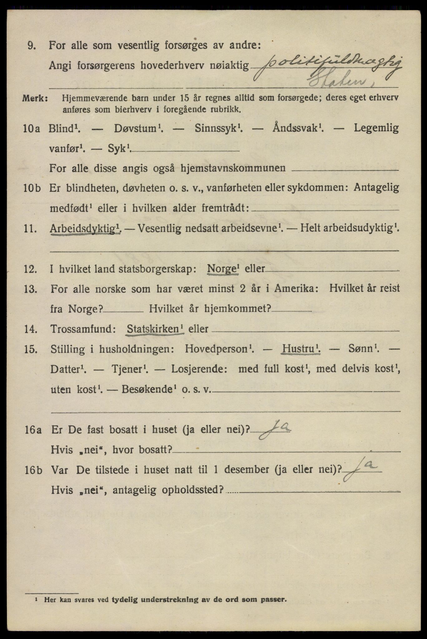 SAO, 1920 census for Kristiania, 1920, p. 180254