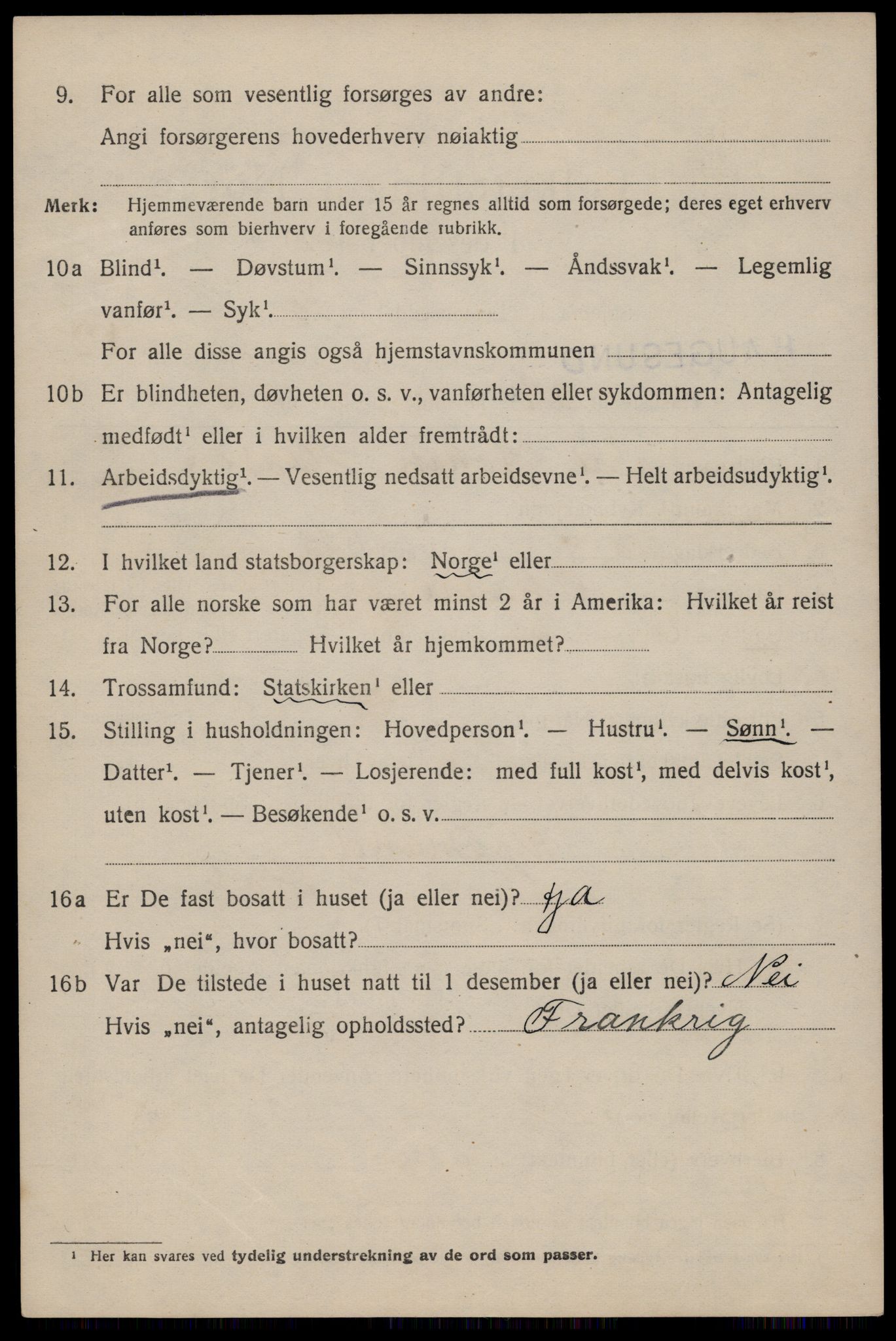 SAST, 1920 census for Haugesund, 1920, p. 38314