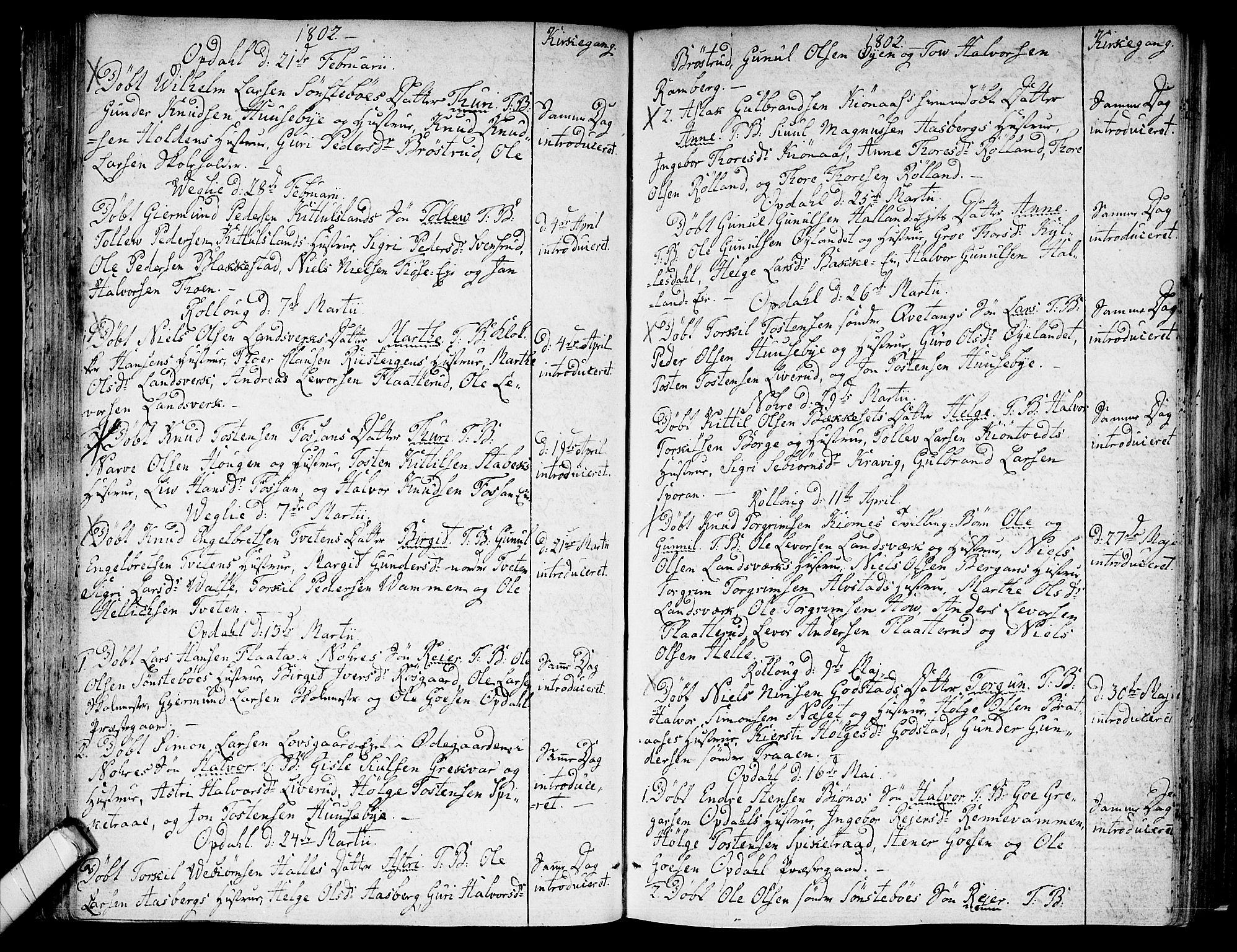 Rollag kirkebøker, AV/SAKO-A-240/F/Fa/L0005: Parish register (official) no. I 5, 1792-1814, p. 118-119