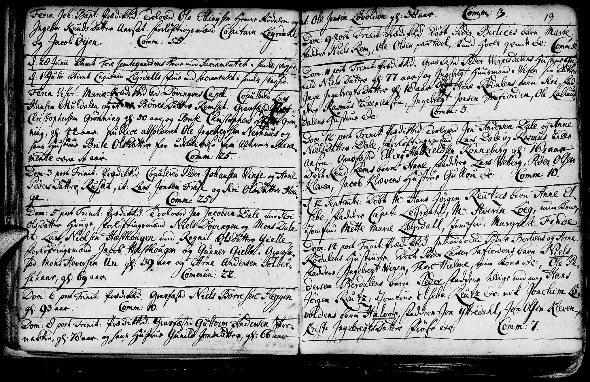 Ministerialprotokoller, klokkerbøker og fødselsregistre - Møre og Romsdal, AV/SAT-A-1454/519/L0240: Parish register (official) no. 519A01 /1, 1736-1760, p. 19