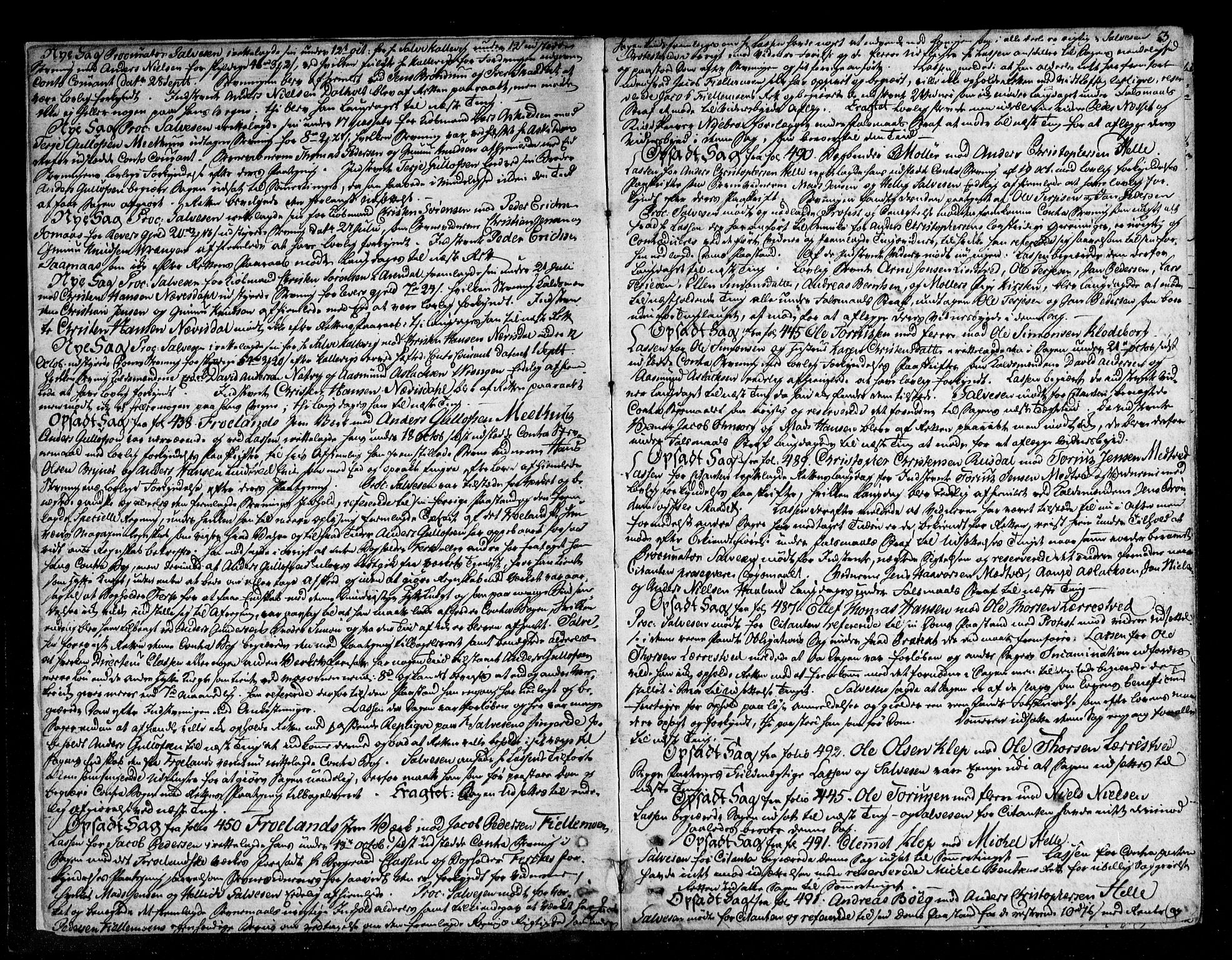 Nedenes sorenskriveri før 1824, SAK/1221-0007/F/Fa/L0037: Tingbok med register nr 32, 1785-1787, p. 2b-3a