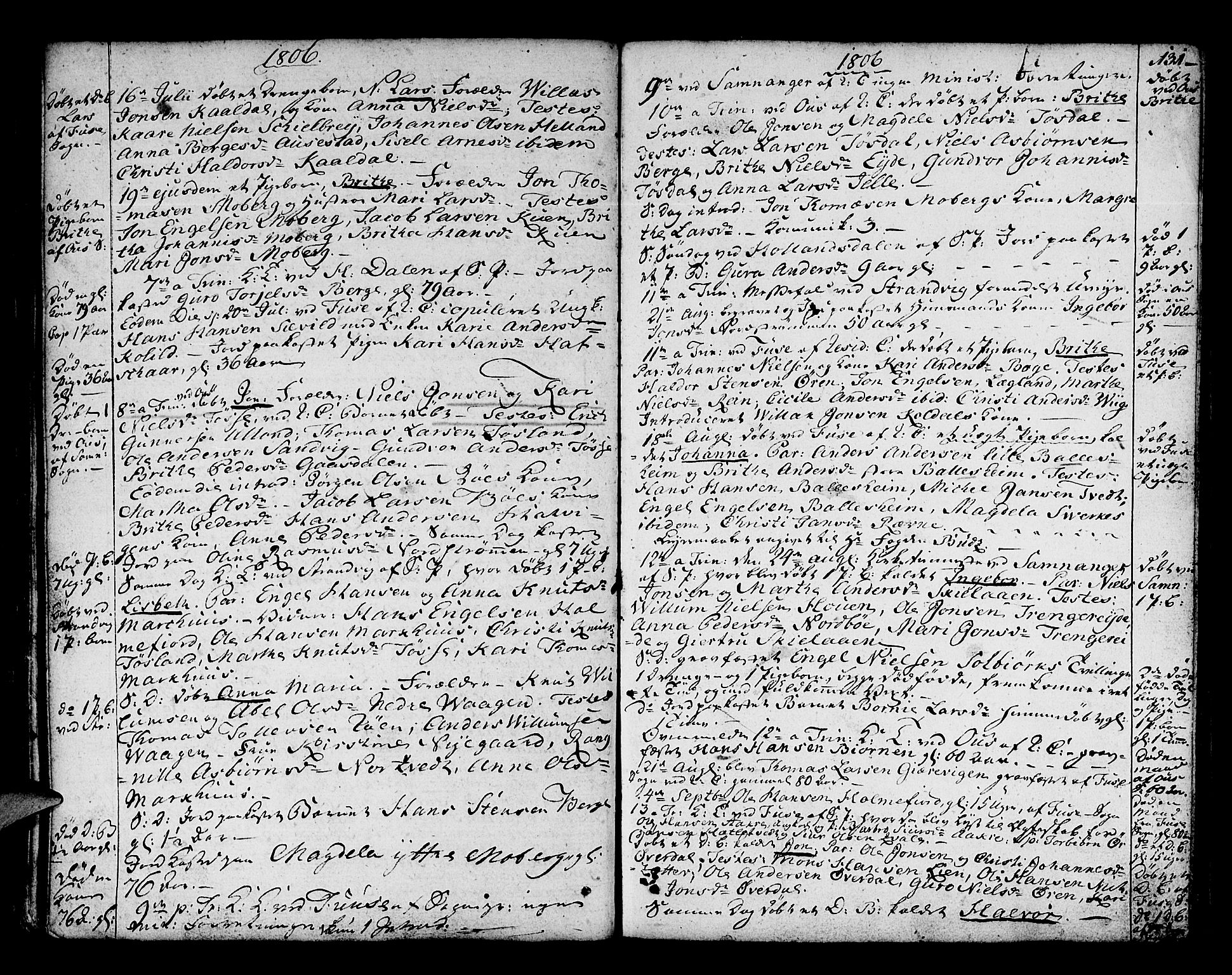 Os sokneprestembete, AV/SAB-A-99929: Parish register (official) no. A 11, 1789-1815, p. 131