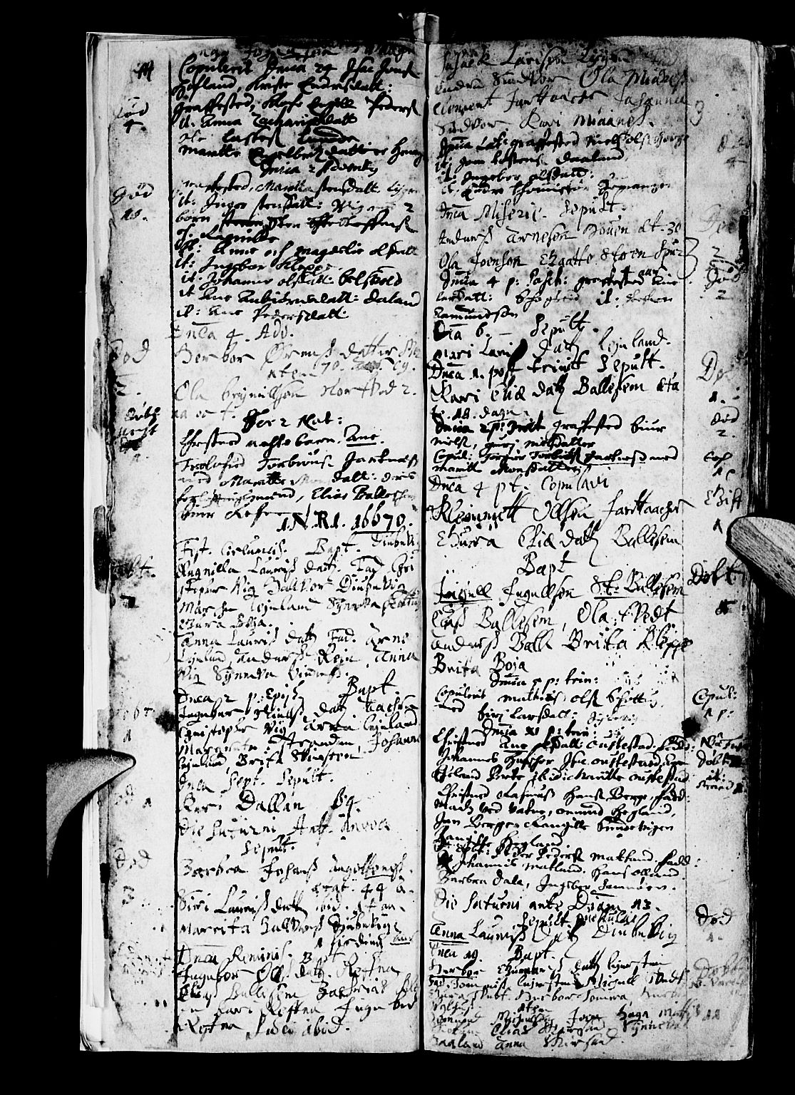 Os sokneprestembete, SAB/A-99929: Parish register (official) no. A 5, 1669-1760, p. 3