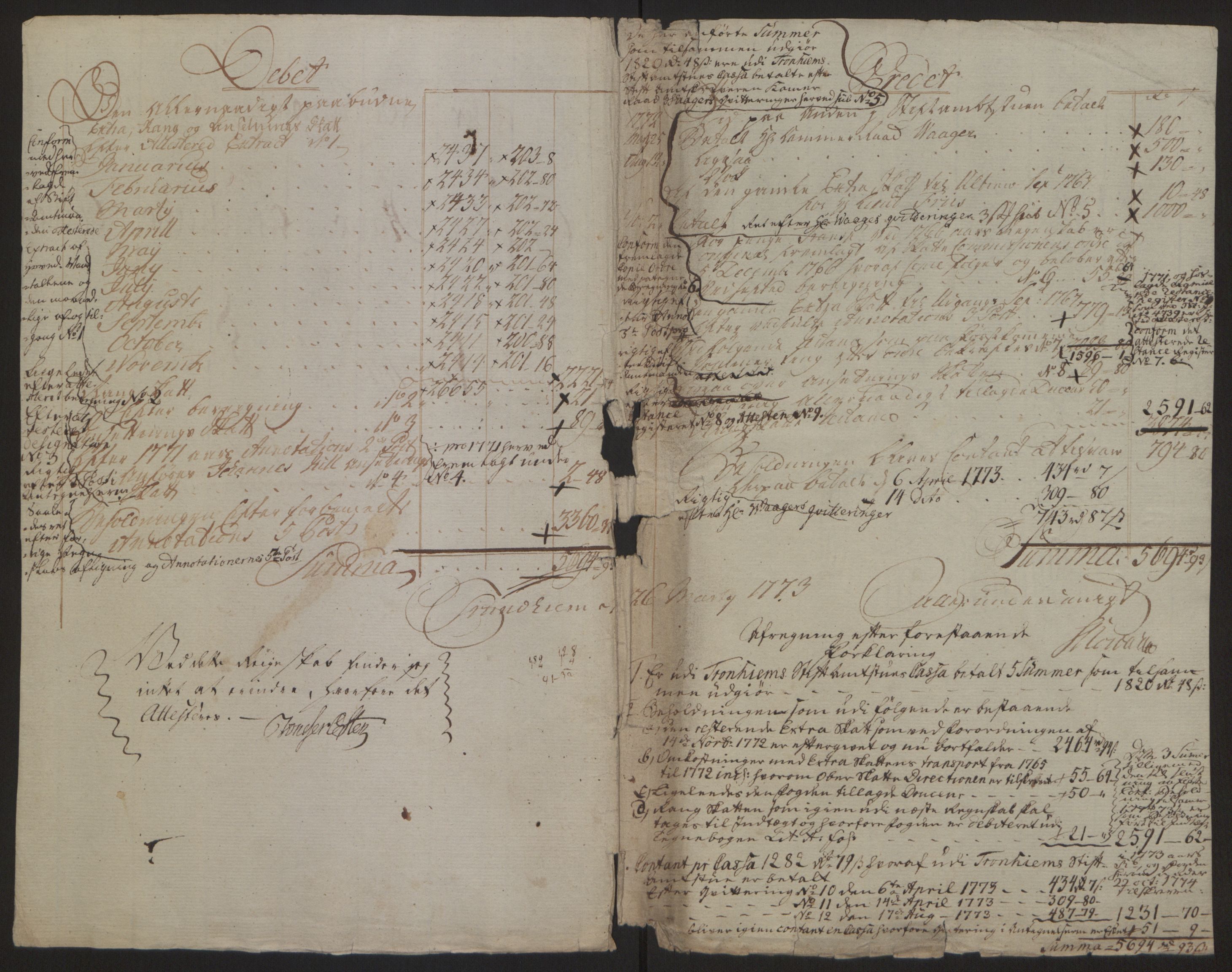Rentekammeret inntil 1814, Reviderte regnskaper, Fogderegnskap, RA/EA-4092/R64/L4502: Ekstraskatten Namdal, 1762-1772, p. 423