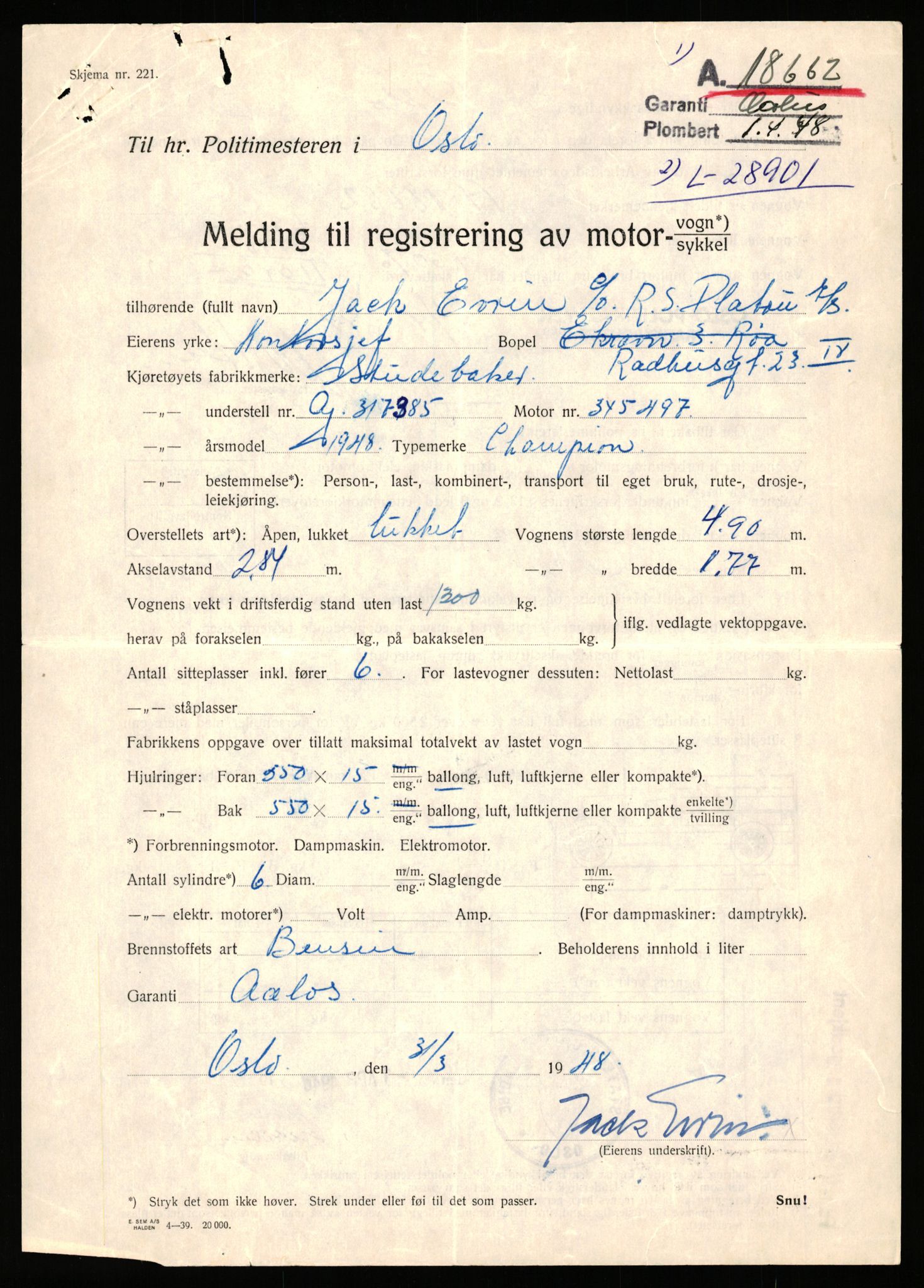 Stavanger trafikkstasjon, AV/SAST-A-101942/0/F/L0047: L-28400 - L-29099, 1930-1971, p. 1503