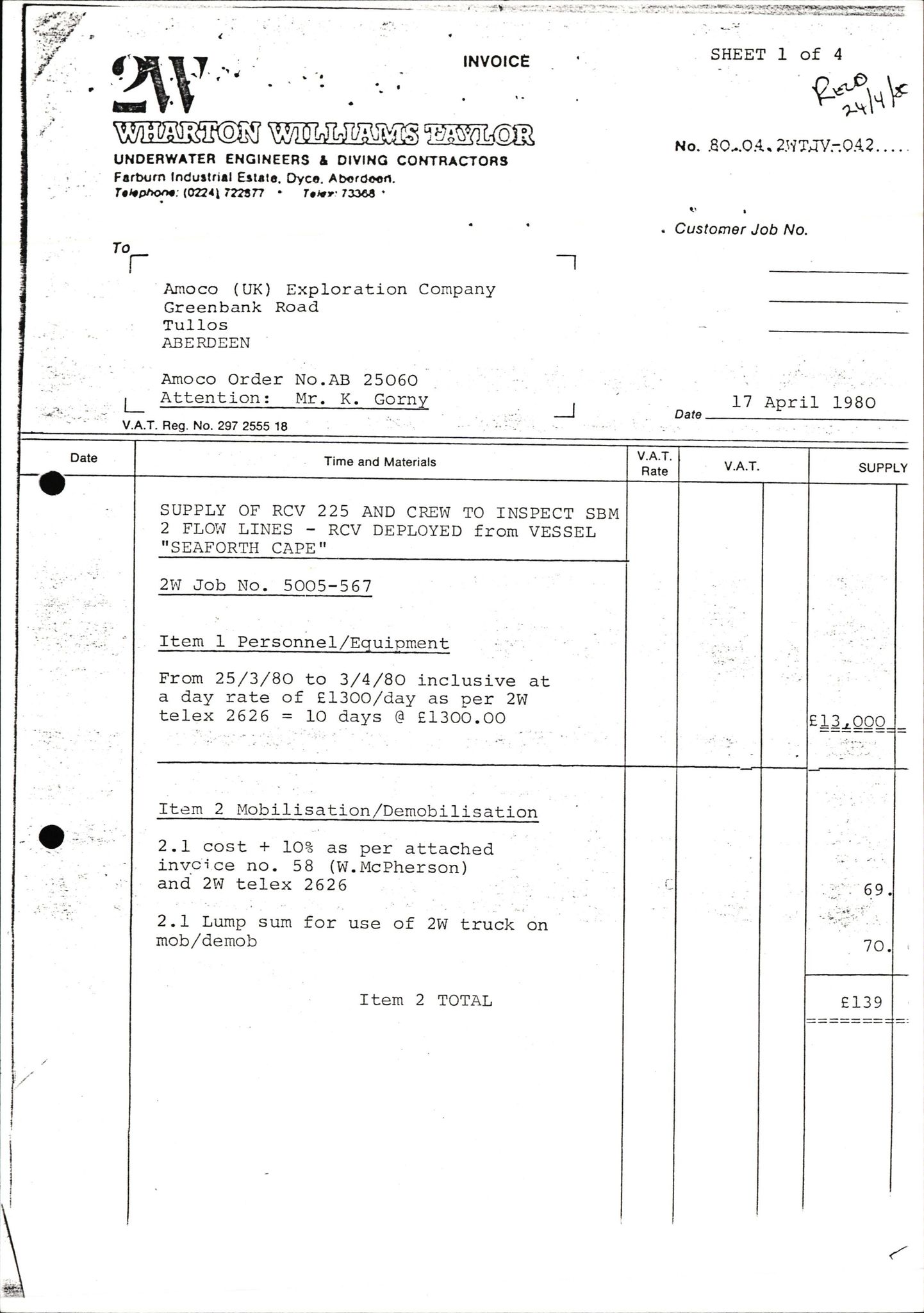 Pa 1503 - Stavanger Drilling AS, AV/SAST-A-101906/2/E/Eb/Eba/L0027: Sak og korrespondanse, 1979-1980