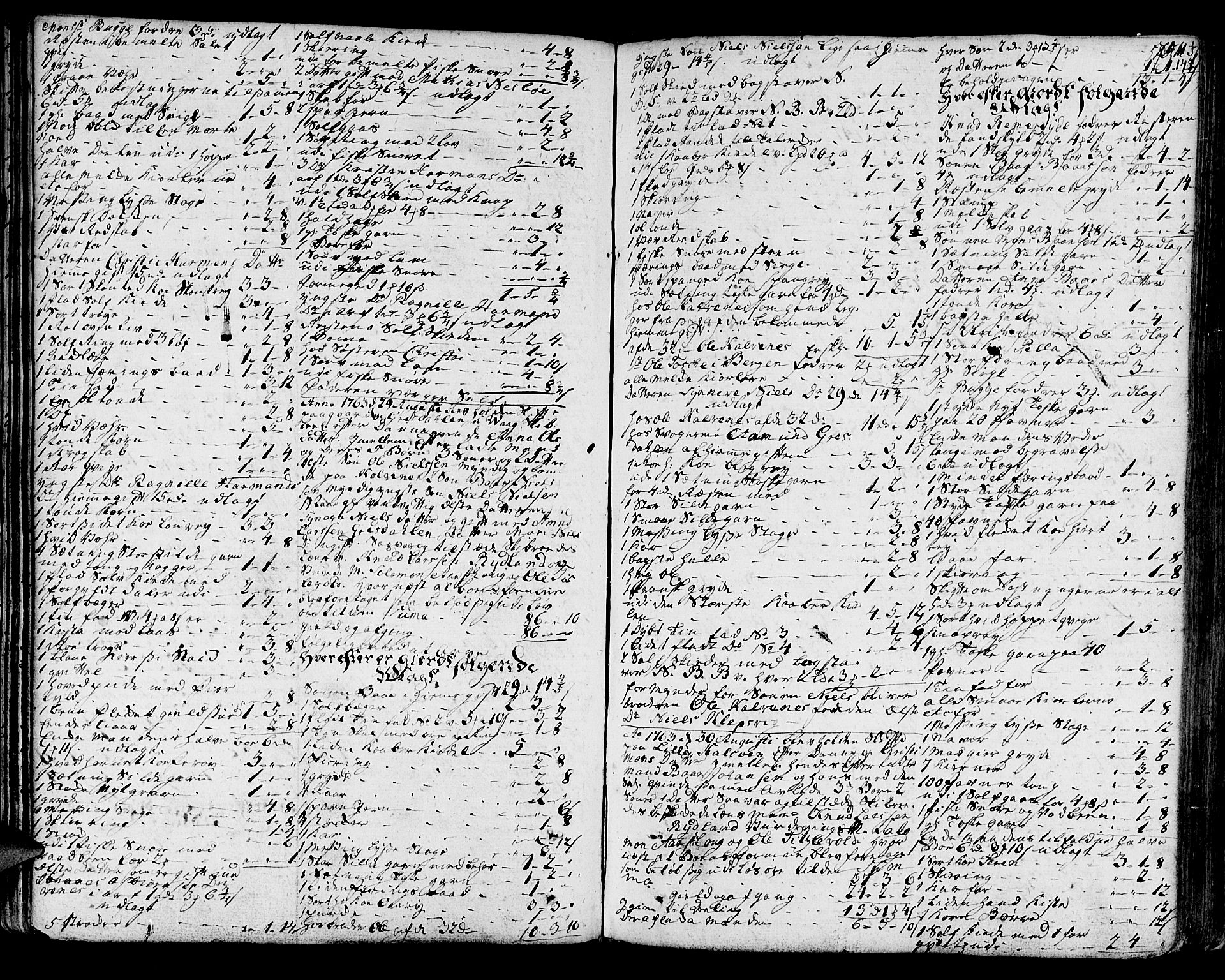 Sunnhordland sorenskrivar, SAB/A-2401/1/H/Ha/Haa/L0007: Skifteprotokollar. Register på lesesal. Fol. 901- ut, 1765-1768, p. 750b-751a