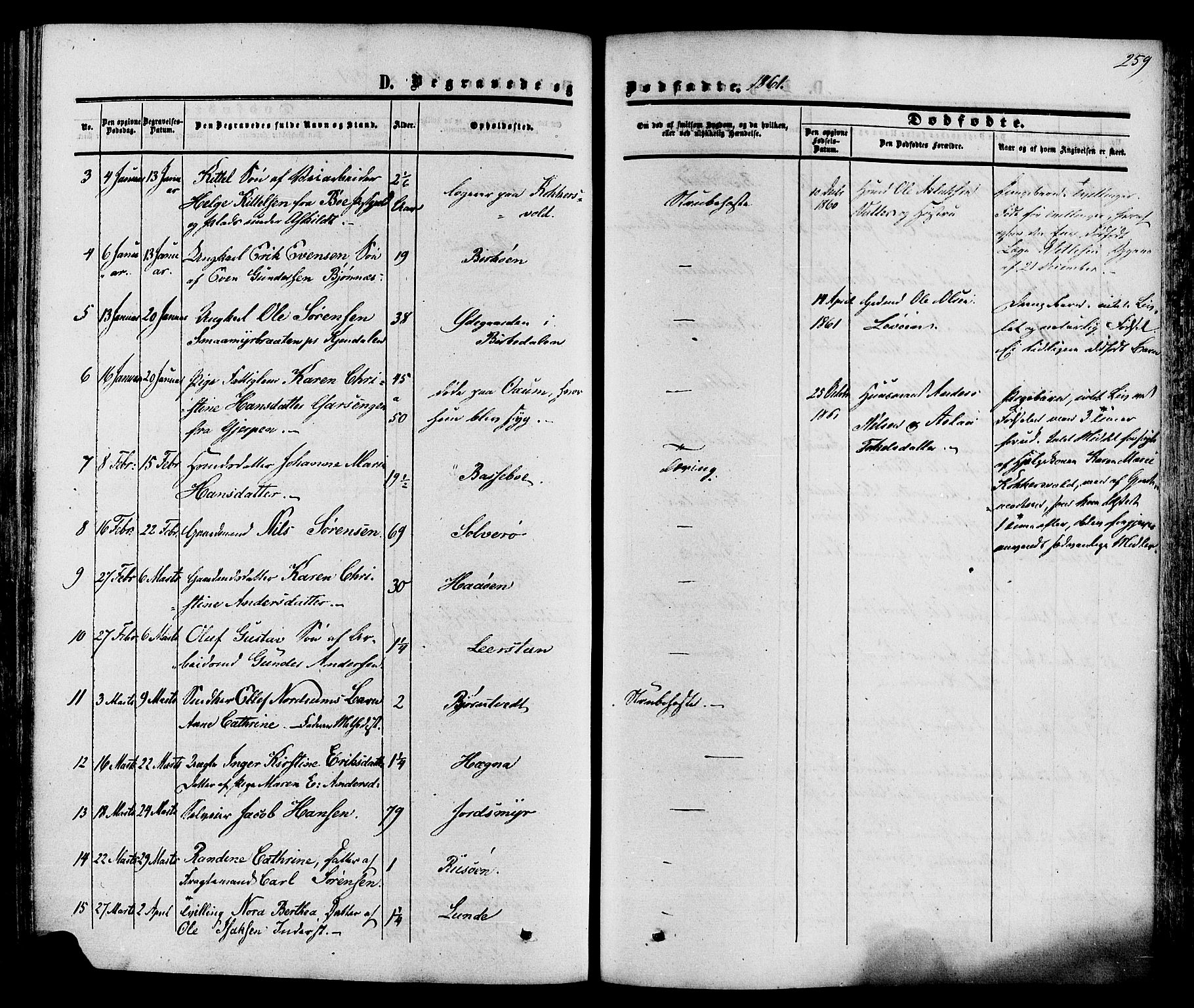 Eidanger kirkebøker, SAKO/A-261/F/Fa/L0010: Parish register (official) no. 10, 1859-1874, p. 259
