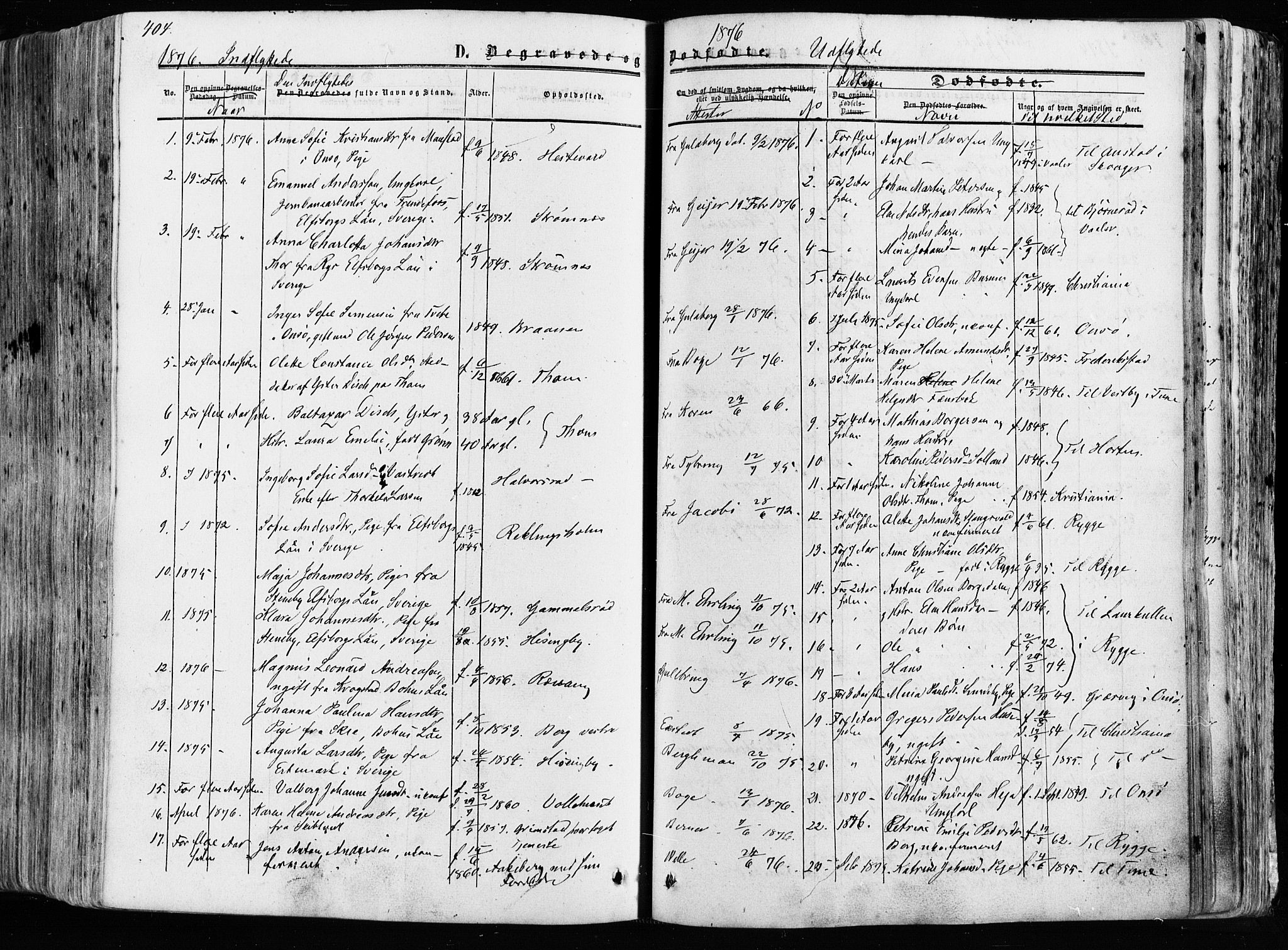Råde prestekontor kirkebøker, AV/SAO-A-2009/F/Fa/L0006: Parish register (official) no. 6, 1854-1877, p. 404