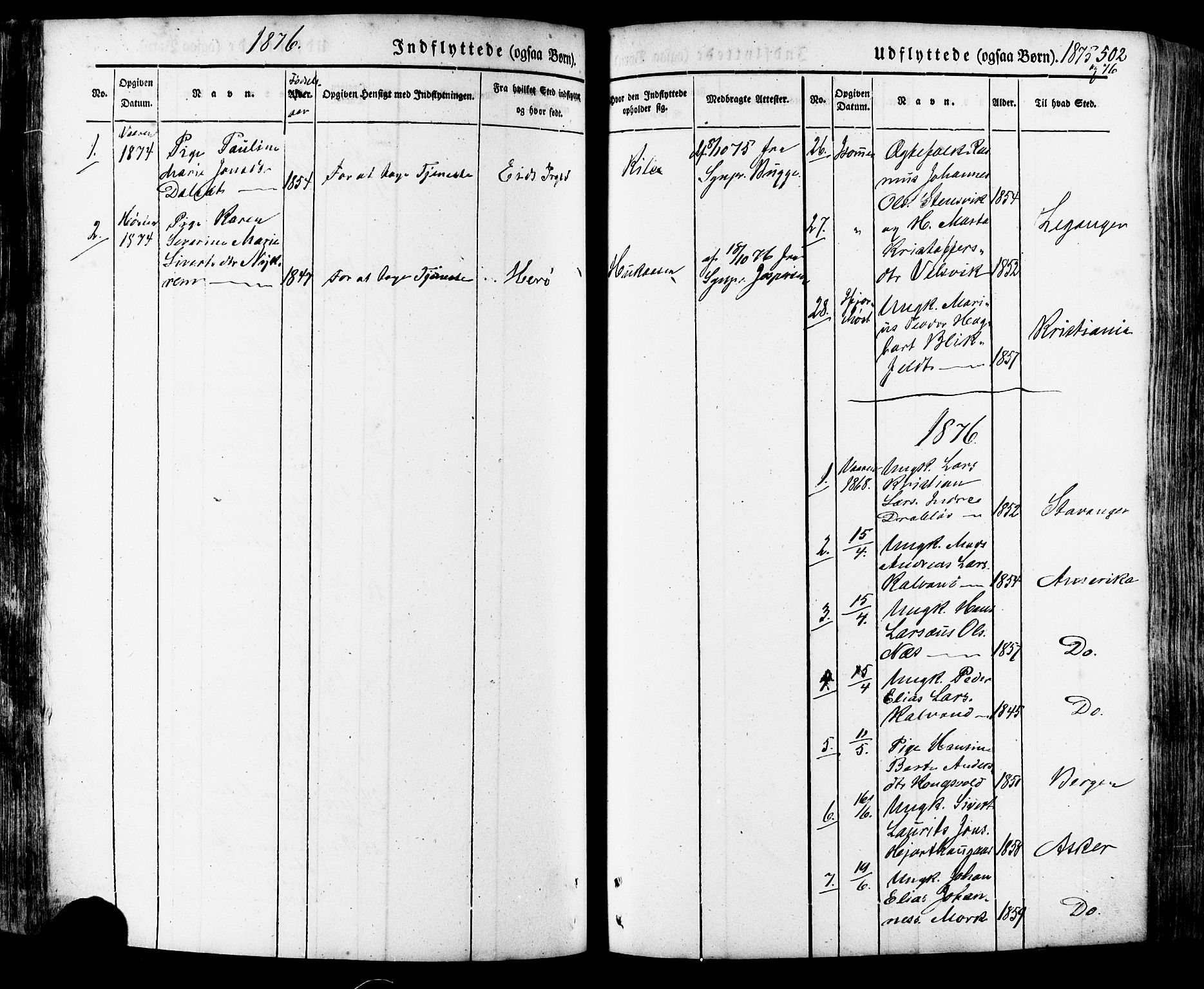 Ministerialprotokoller, klokkerbøker og fødselsregistre - Møre og Romsdal, SAT/A-1454/511/L0140: Parish register (official) no. 511A07, 1851-1878, p. 502