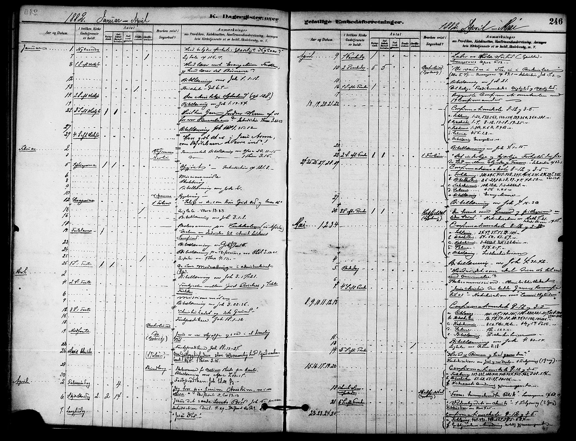 Ministerialprotokoller, klokkerbøker og fødselsregistre - Nordland, AV/SAT-A-1459/823/L0325: Parish register (official) no. 823A02, 1878-1898, p. 246