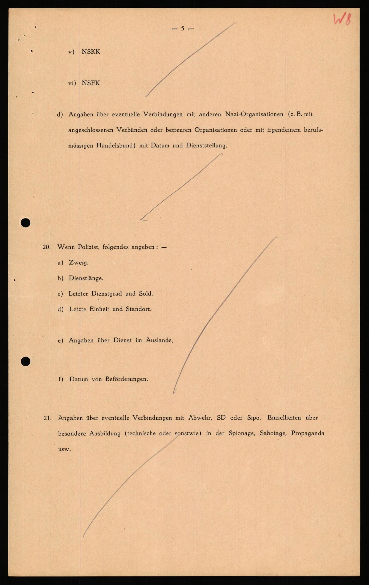 Forsvaret, Forsvarets overkommando II, AV/RA-RAFA-3915/D/Db/L0040: CI Questionaires. Tyske okkupasjonsstyrker i Norge. Østerrikere., 1945-1946, p. 393