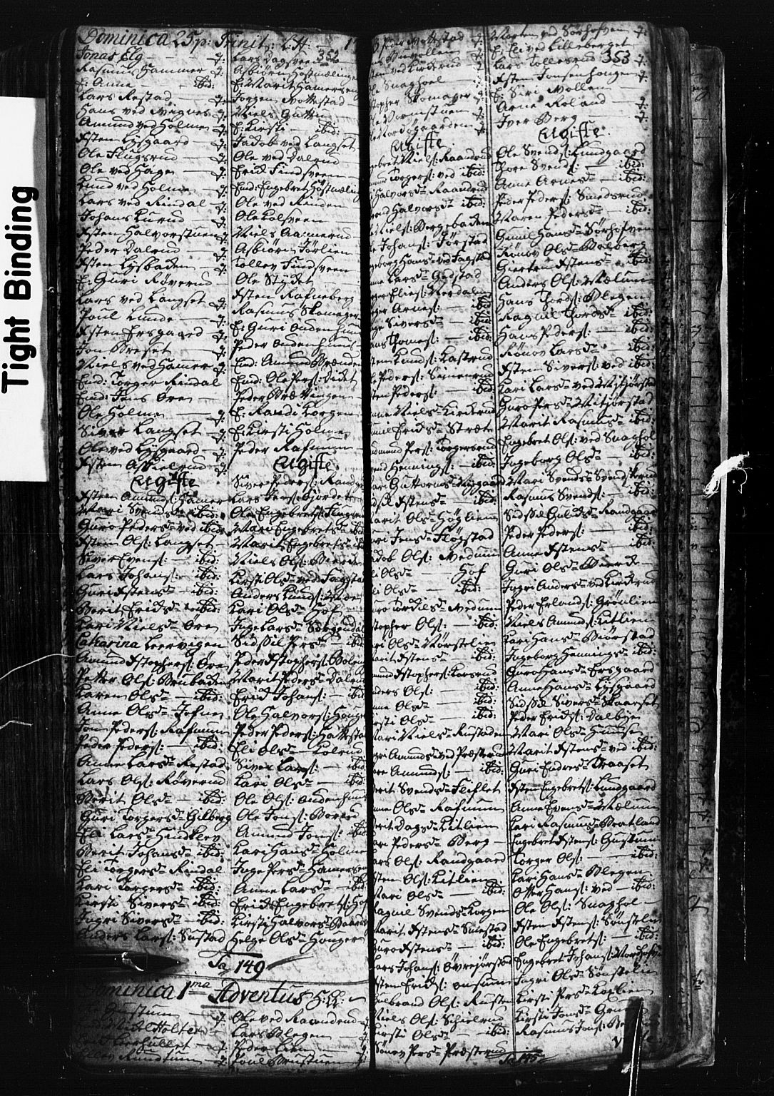 Fåberg prestekontor, AV/SAH-PREST-086/H/Ha/Hab/L0001: Parish register (copy) no. 1, 1727-1767, p. 352-353