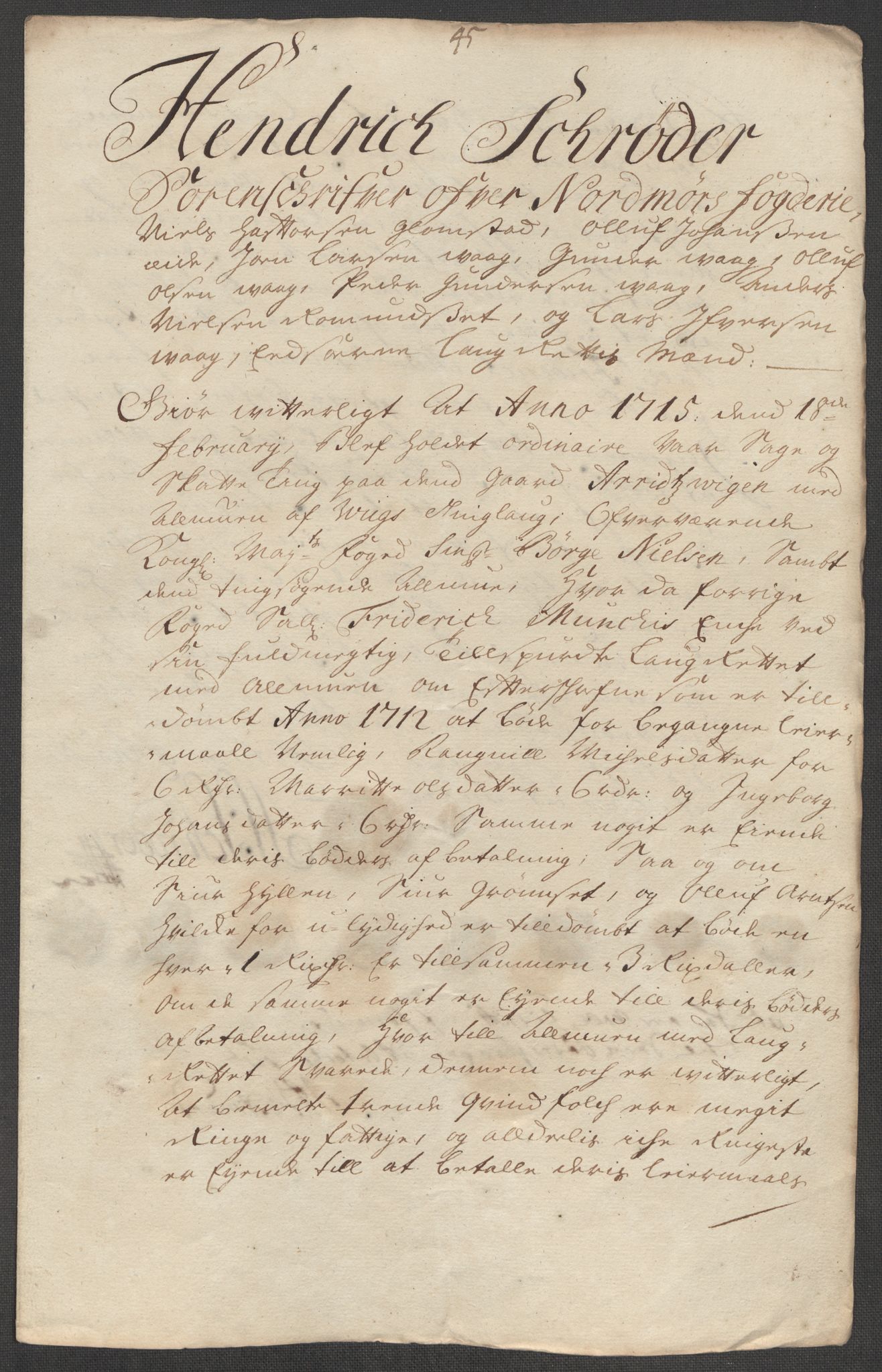 Rentekammeret inntil 1814, Reviderte regnskaper, Fogderegnskap, AV/RA-EA-4092/R56/L3747: Fogderegnskap Nordmøre, 1713, p. 236