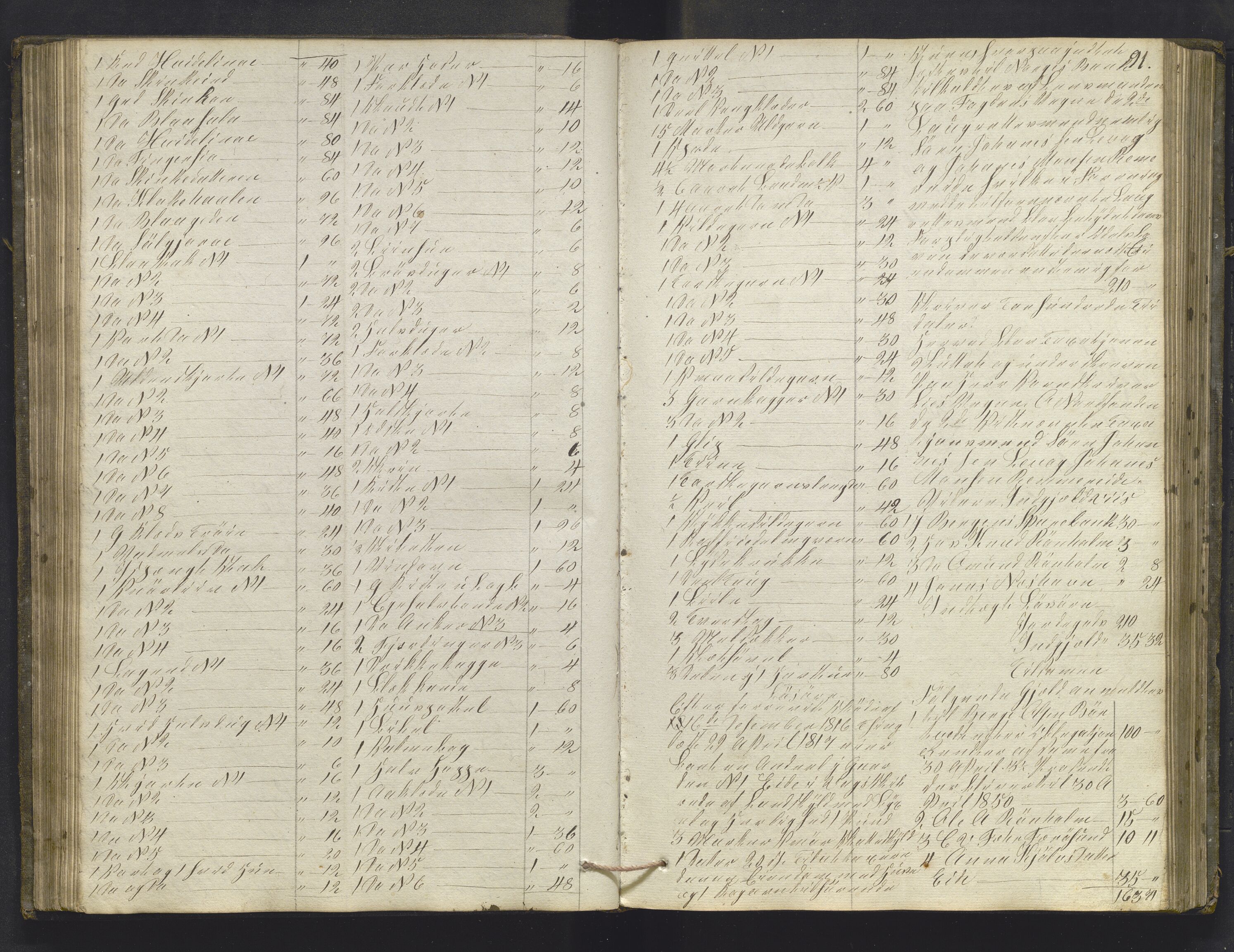 Lensmannen i Sund og Austevoll, AV/SAB-A-35201/0006/L0008: Registreringsprotokoll, 1846-1860, p. 90b-91a