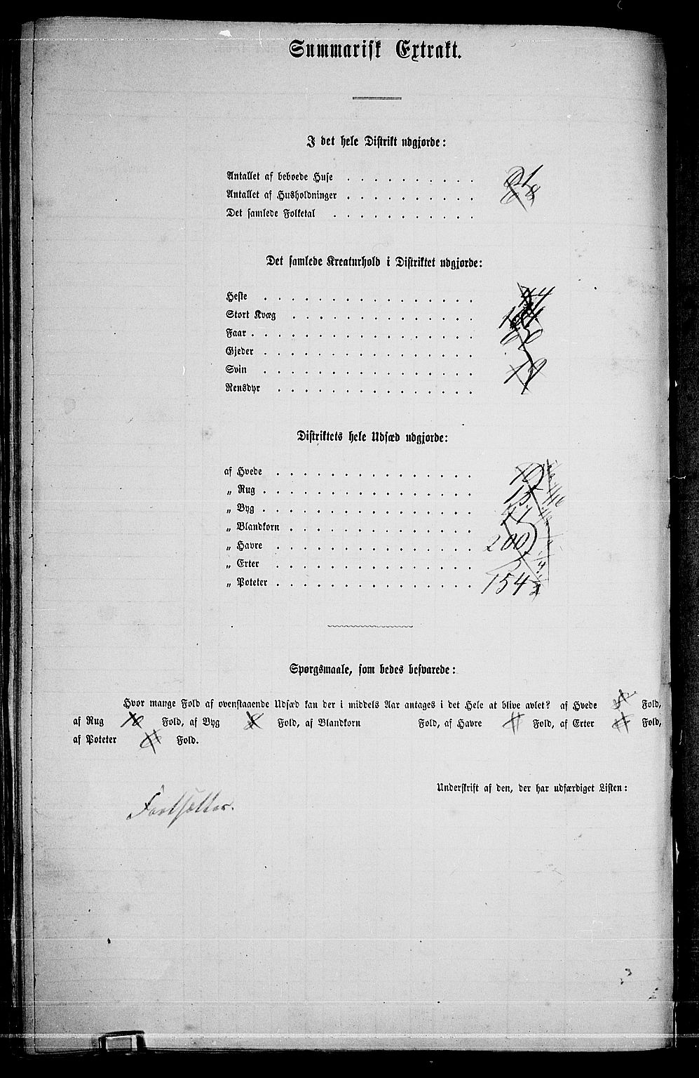 RA, 1865 census for Enebakk, 1865, p. 136