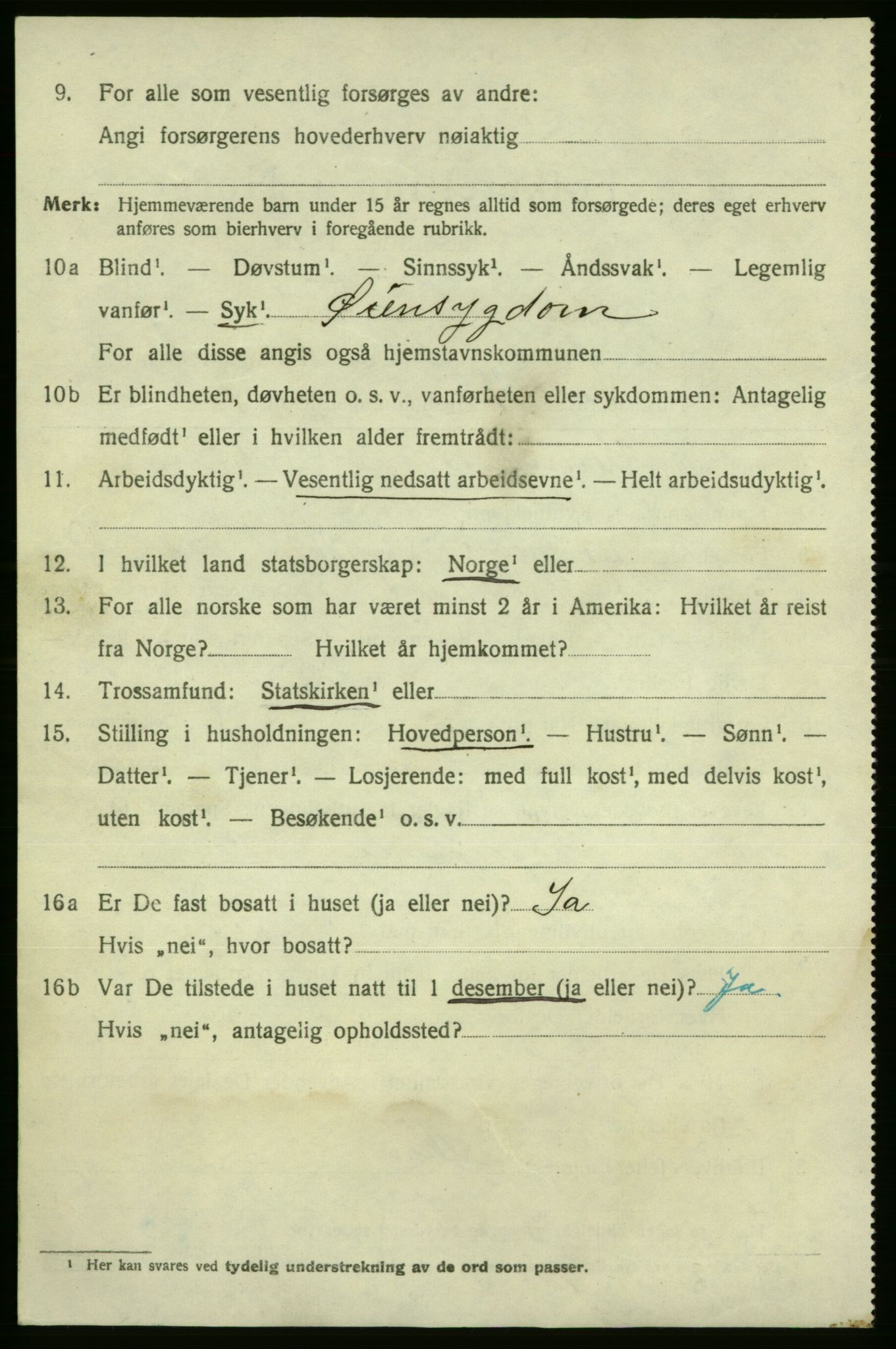 SAO, 1920 census for Fredrikshald, 1920, p. 12891