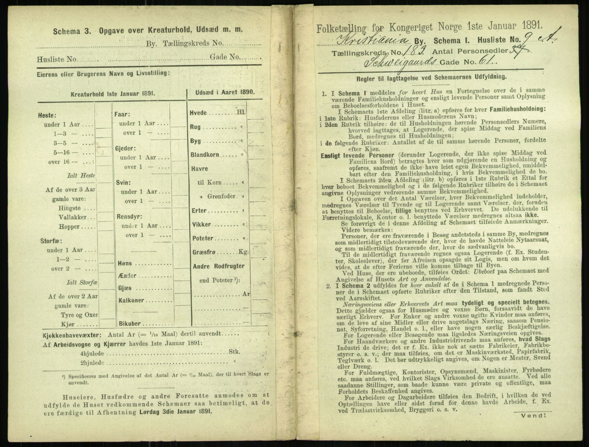 RA, 1891 census for 0301 Kristiania, 1891, p. 109245