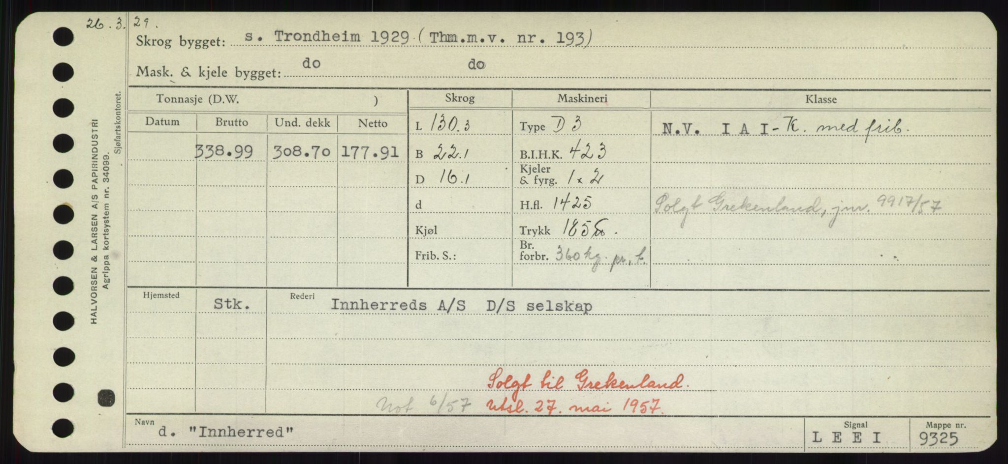 Sjøfartsdirektoratet med forløpere, Skipsmålingen, AV/RA-S-1627/H/Hd/L0018: Fartøy, I, p. 211