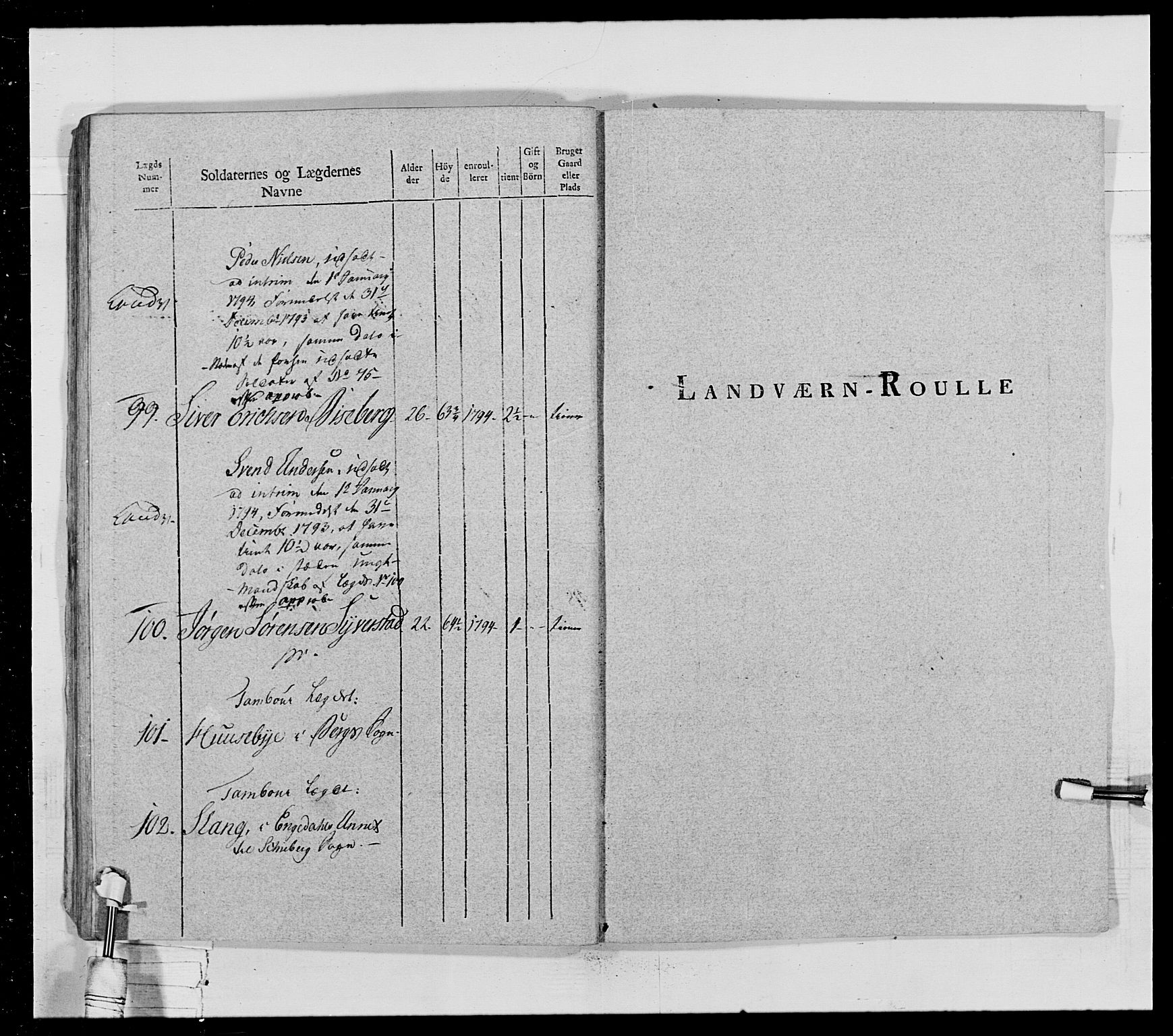 Generalitets- og kommissariatskollegiet, Det kongelige norske kommissariatskollegium, AV/RA-EA-5420/E/Eh/L0028: Sønnafjelske gevorbne infanteriregiment, 1766-1795, p. 192